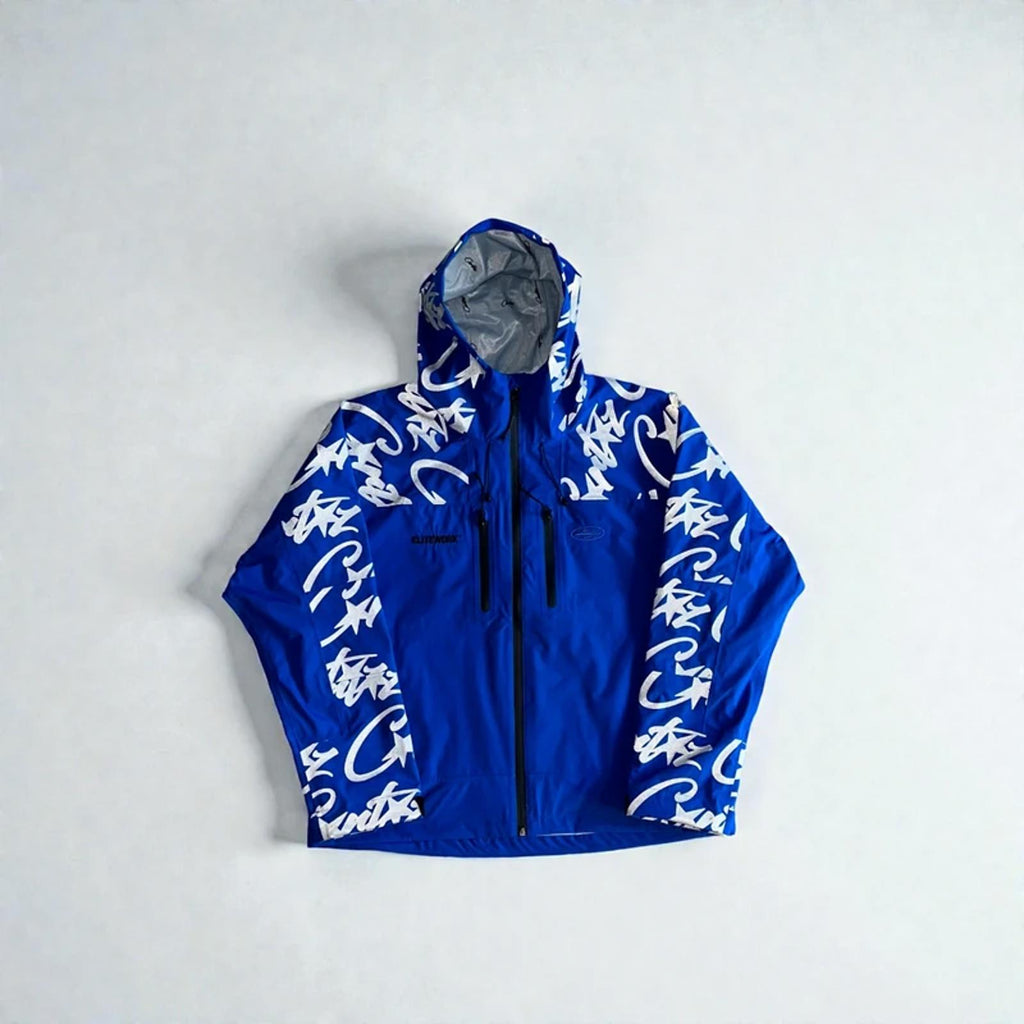 Corteiz Elitework Shell Jacket Blue