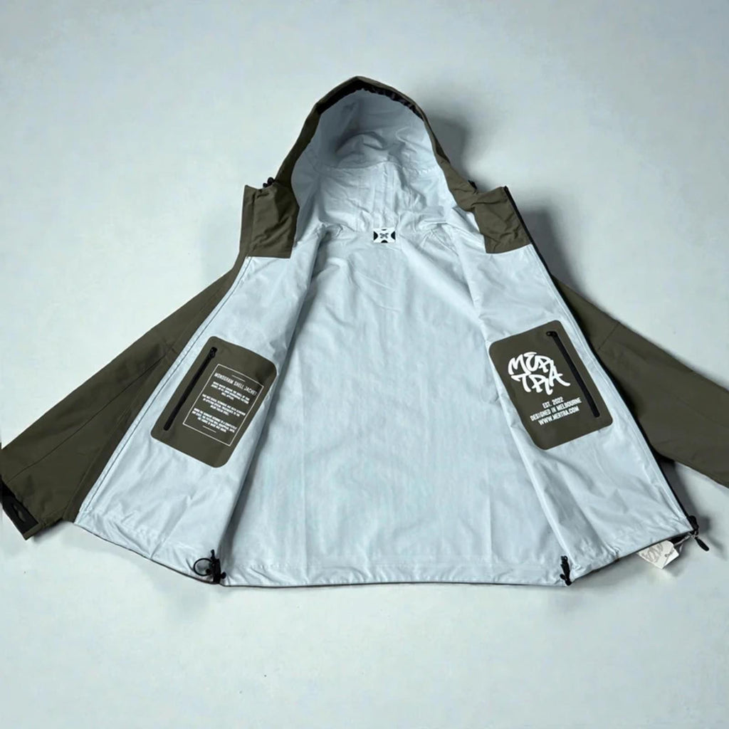 Mertra Water Reactive windbreaker Khaki