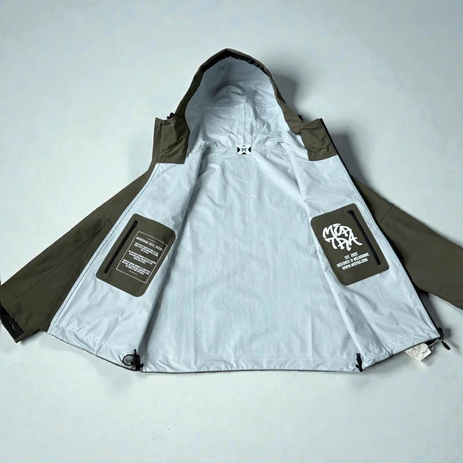 Mertra Water Reactive windbreaker Khaki