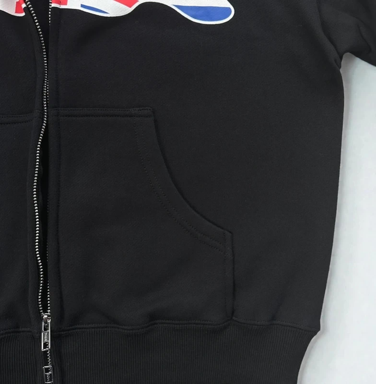 IDA Zip up hoodie Black