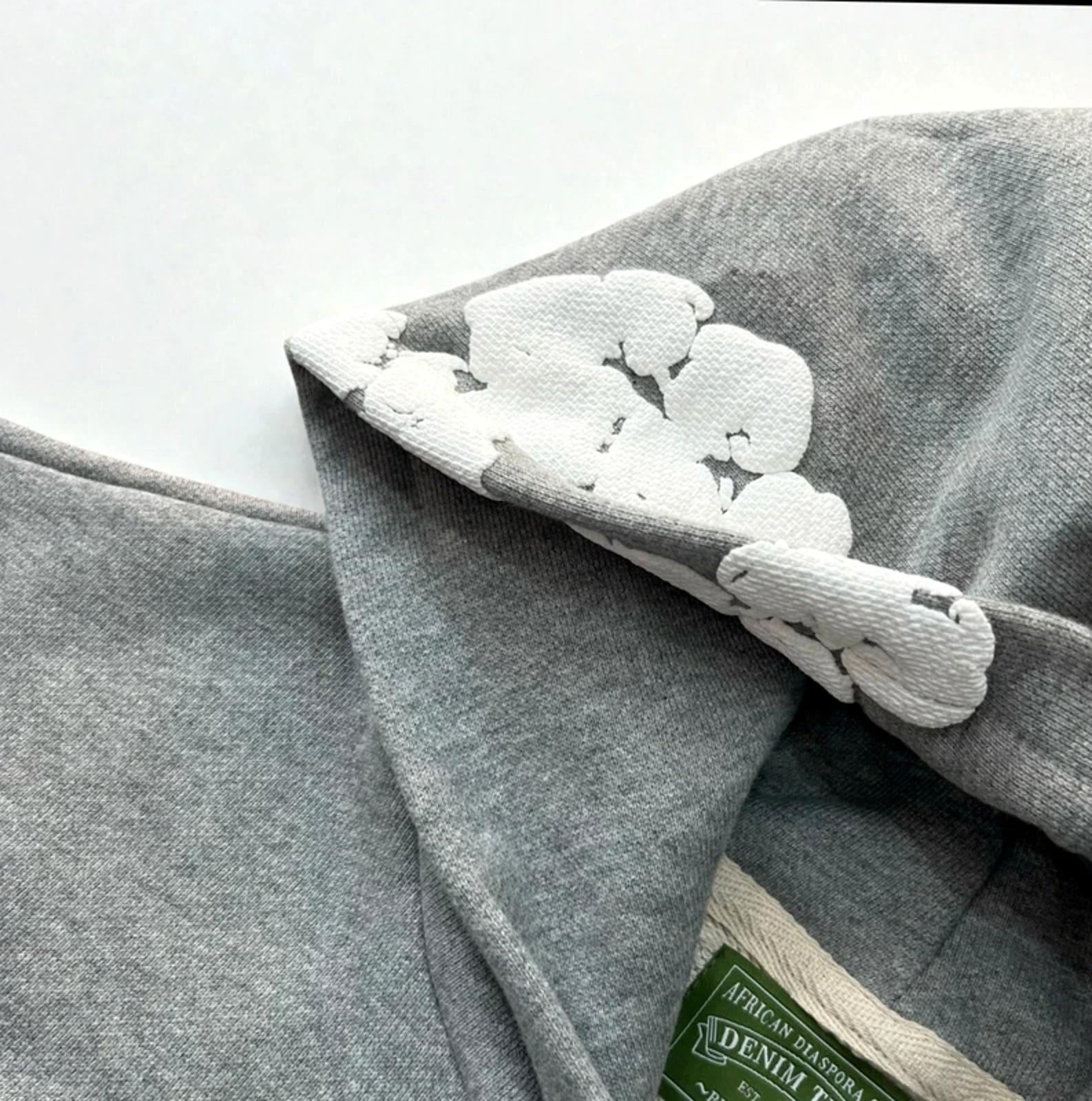 Denim Tears Cotton Wreath Hoodie Grey