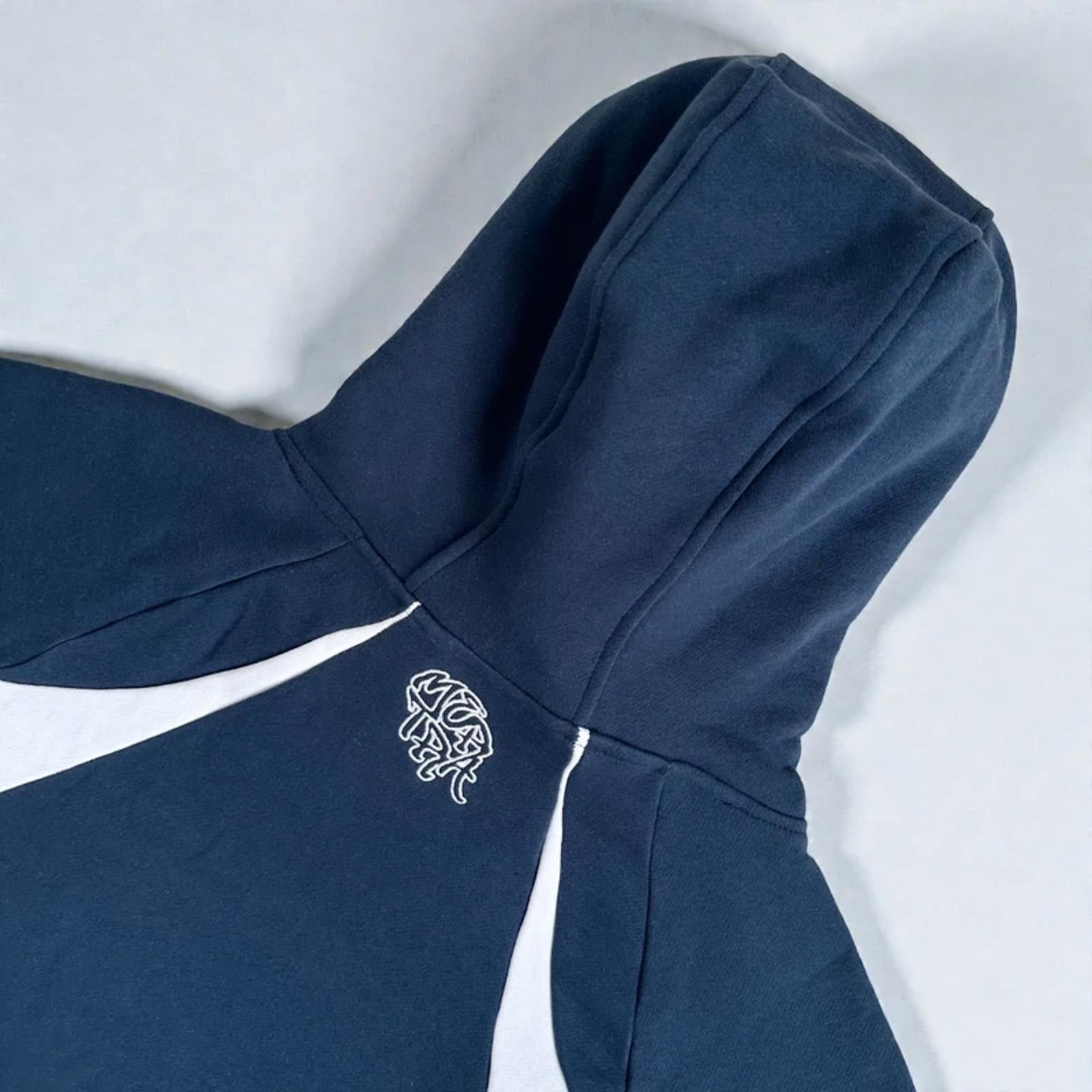 Mertra Hoodie Navy/White