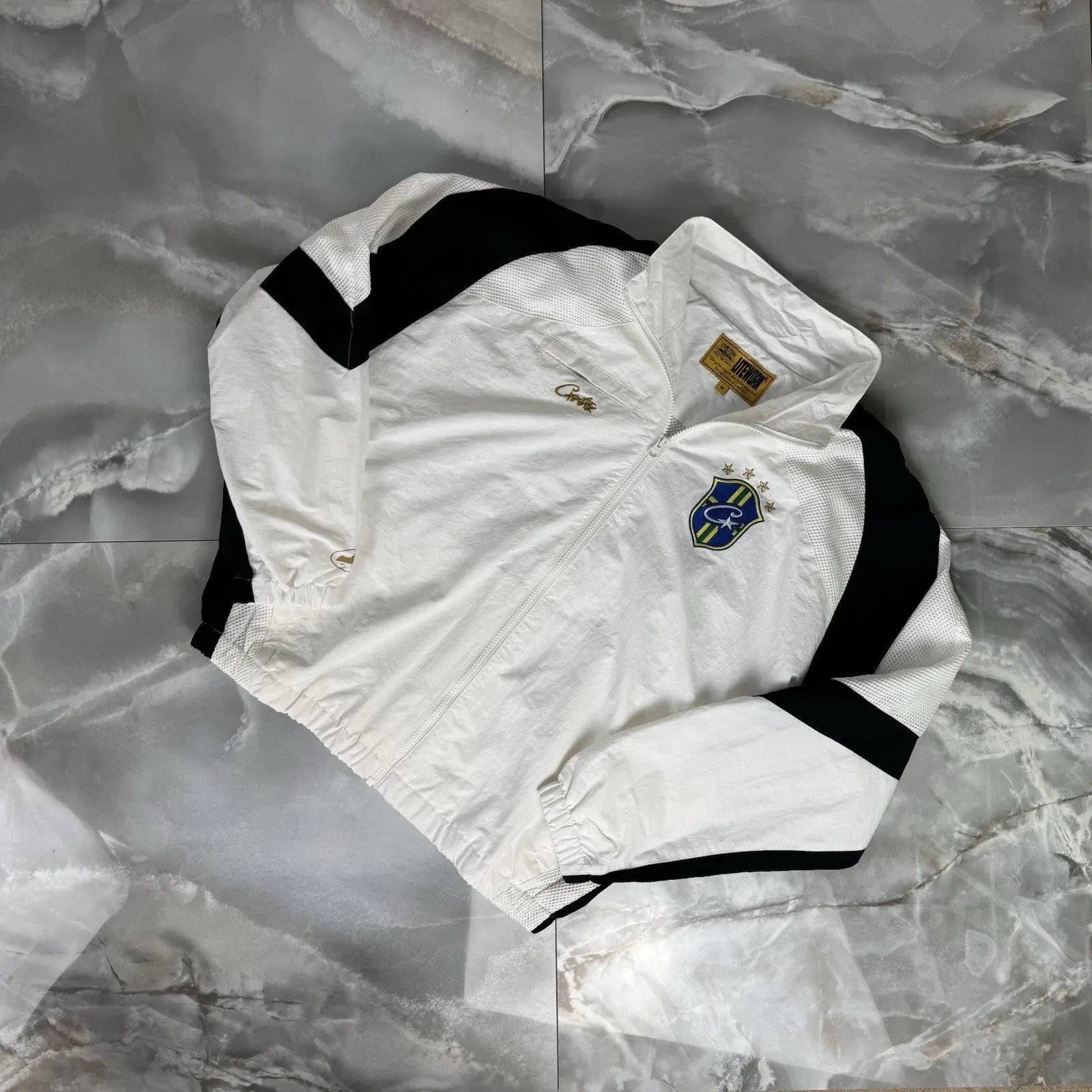 ウェア CORTEIZ OLYMPIC SHUKU BRASIL TOPS-WHITE Corteiz Brasil Olympic Shuku Jacket 🏷️ Цена 3500 сом 📏 m,l