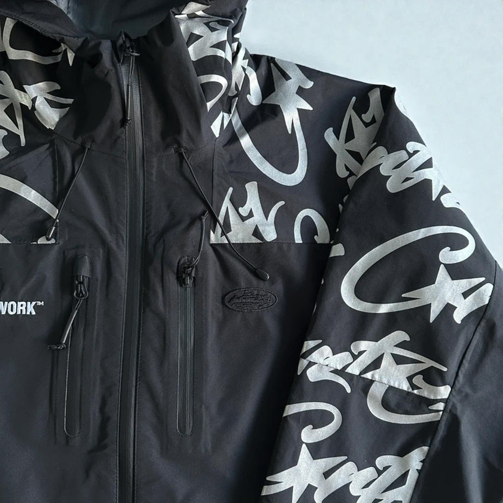 Corteiz Elitework Shell Jacket Black