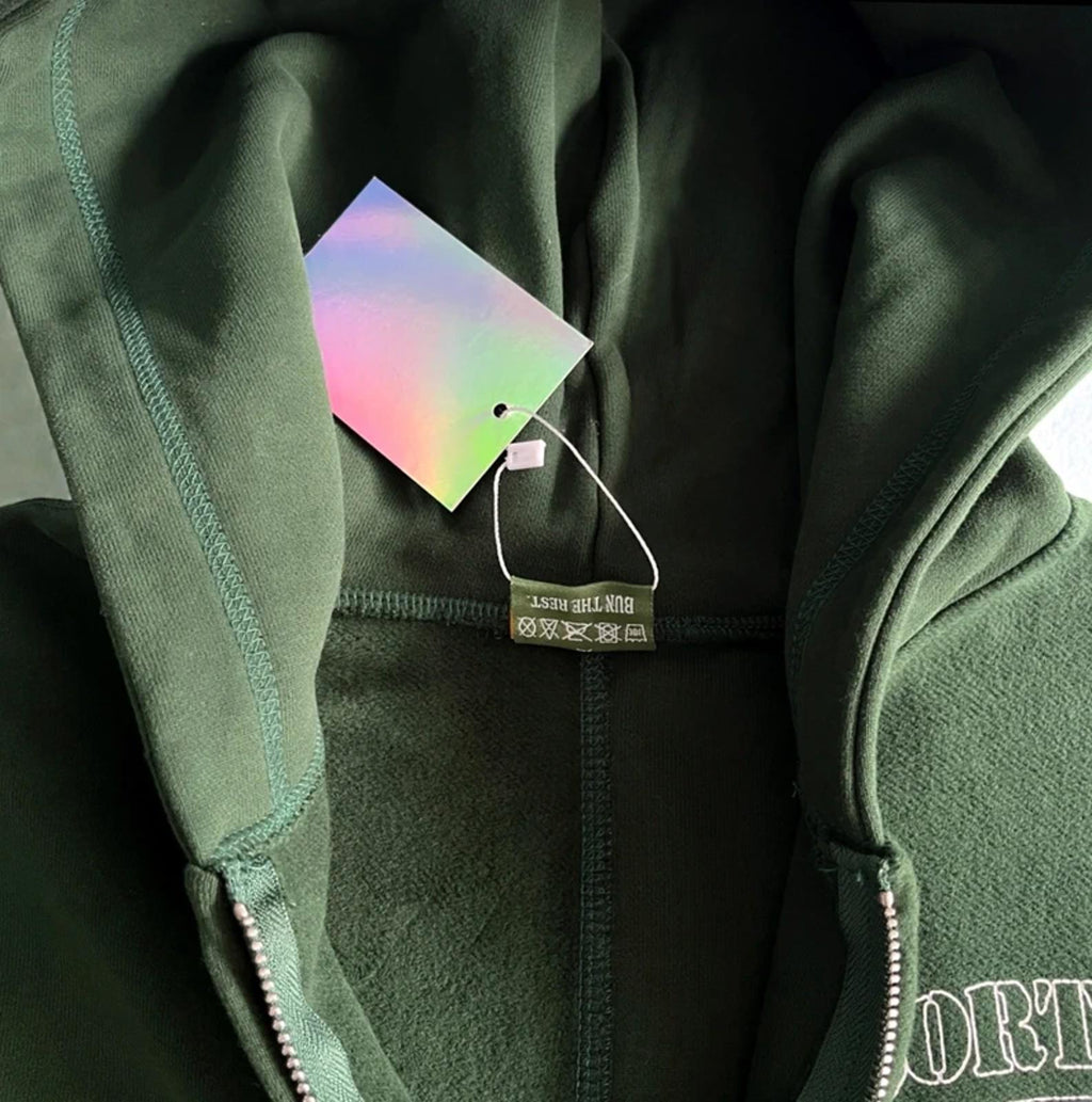 Corteiz Superior V2 Zip-Up Hoodie Green