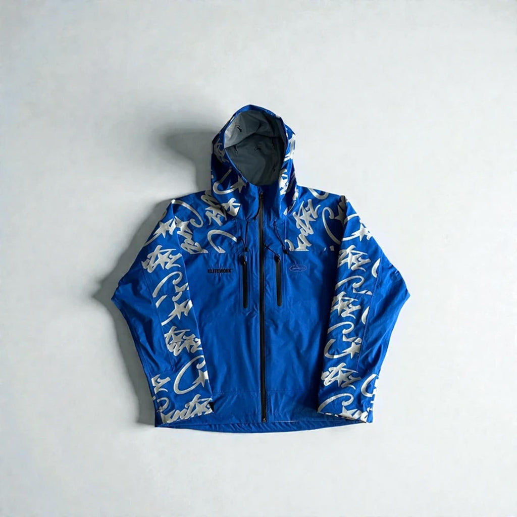 Corteiz Elitework Shell Jacket Blue