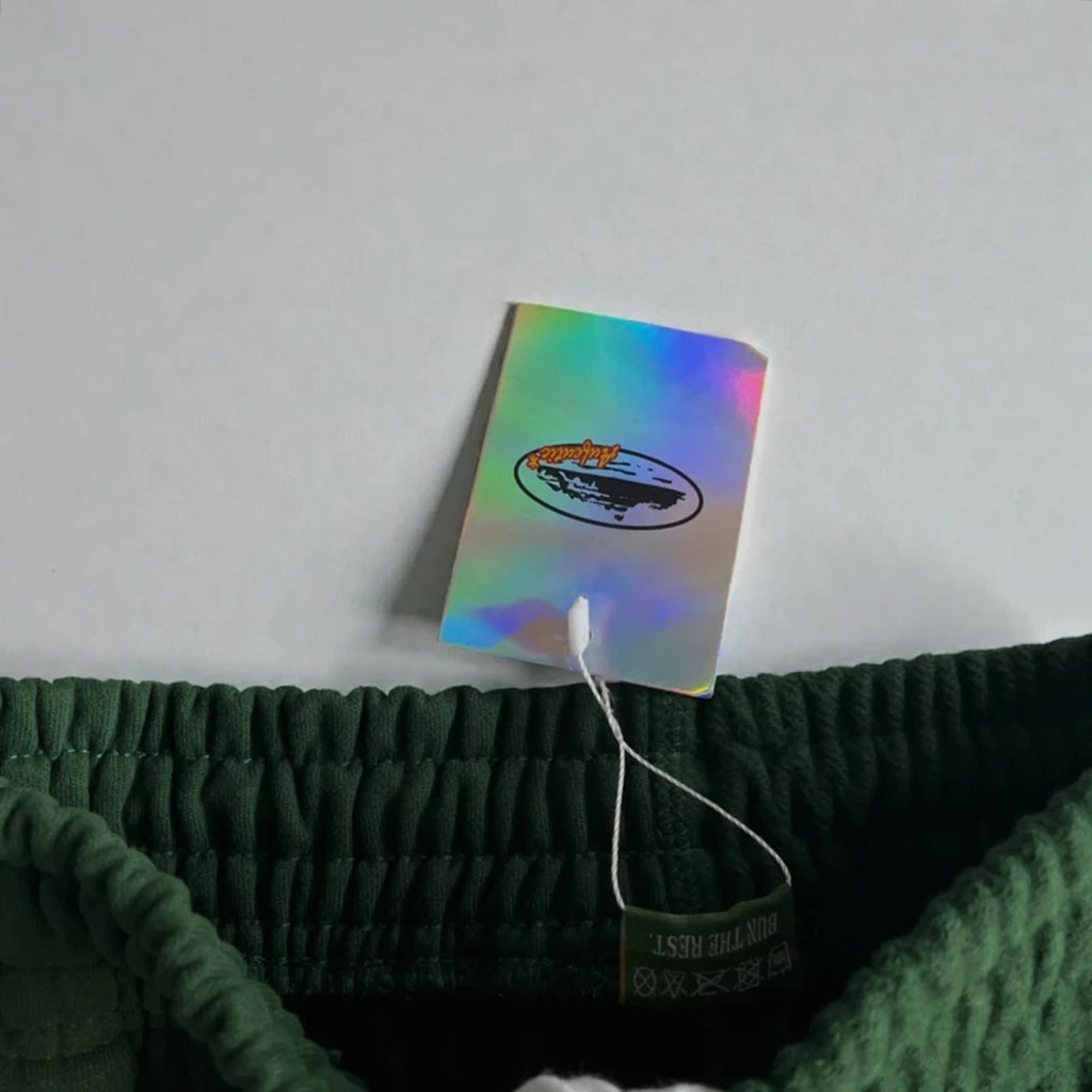 Corteiz Superior V2 Zip-Up Joggers Green