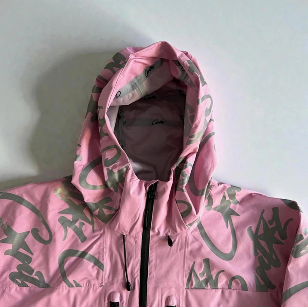 Corteiz Elitework Shell Jacket Pink