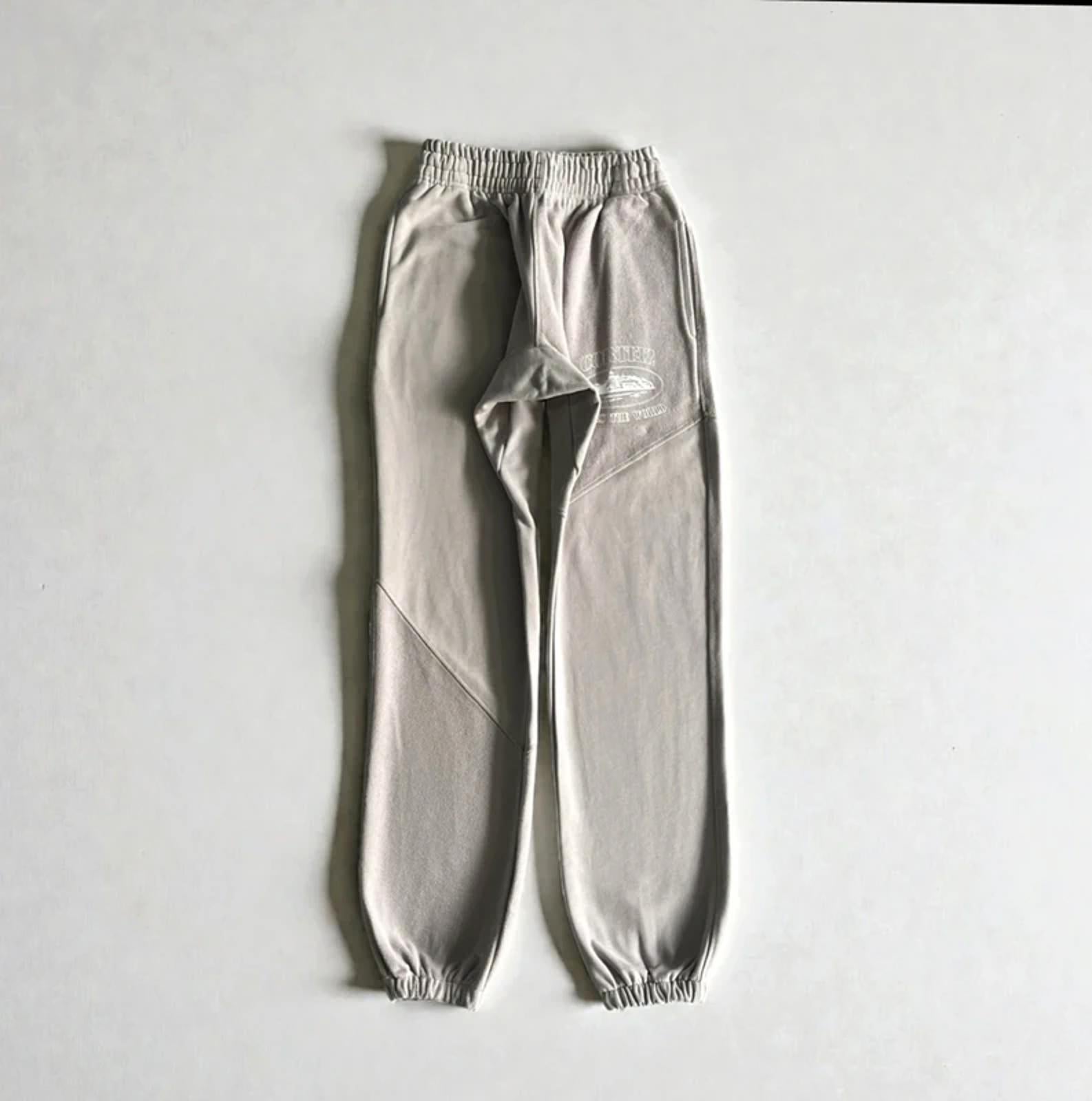 Corteiz Superior V2 Zip-Up Joggers Grey