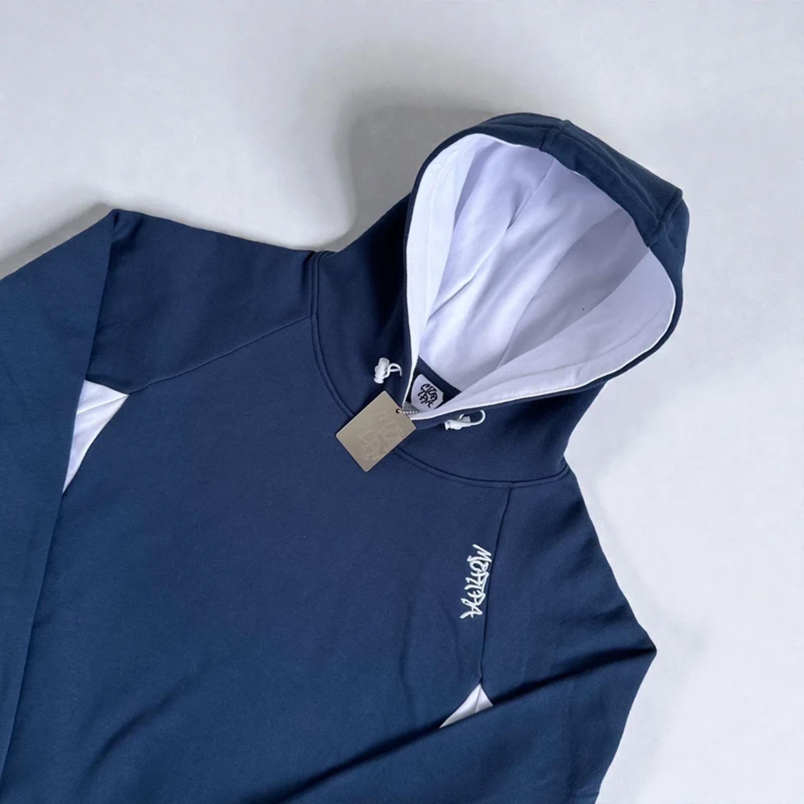 Mertra Hoodie Navy/White