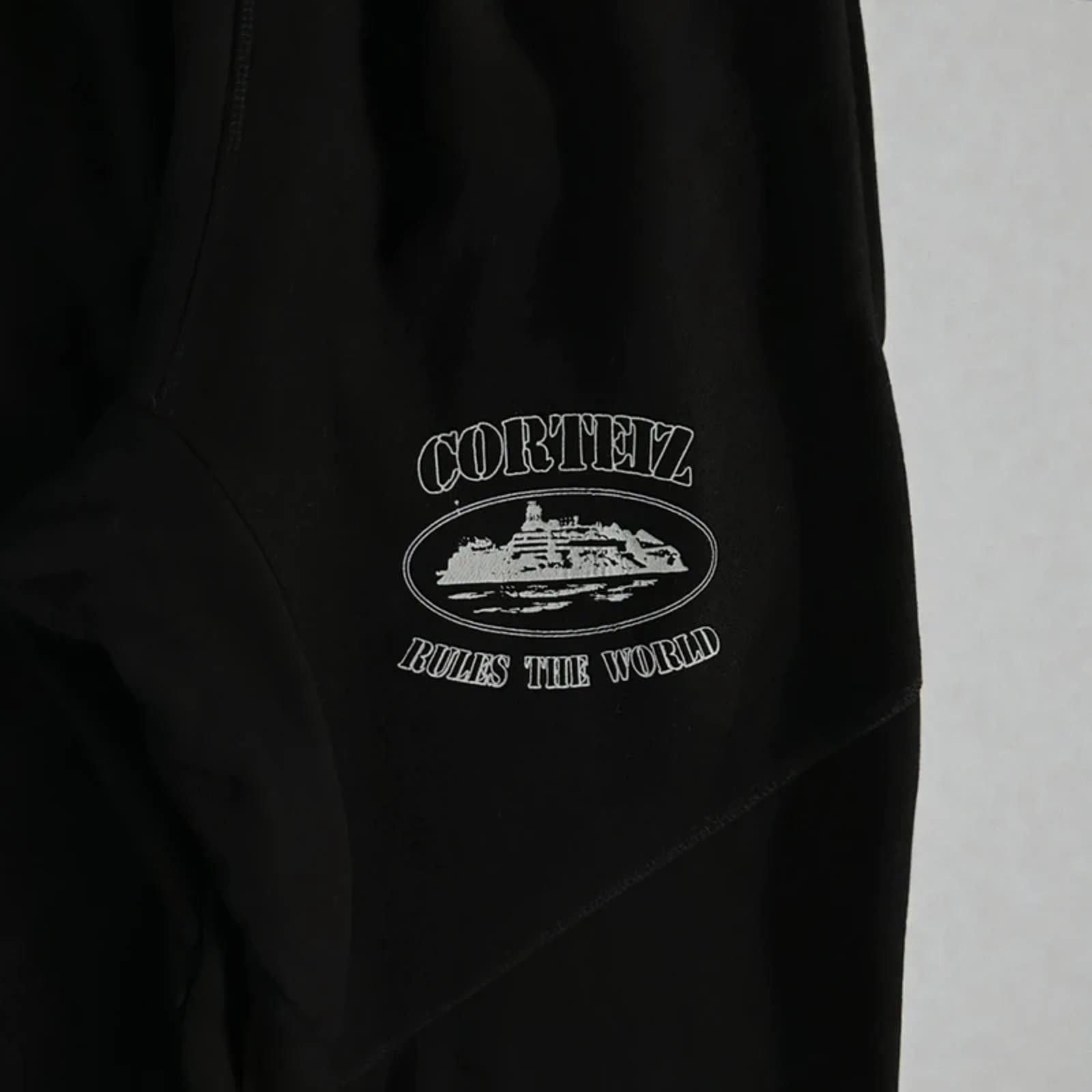 Corteiz Superior V2 Zip-Up Joggers Black