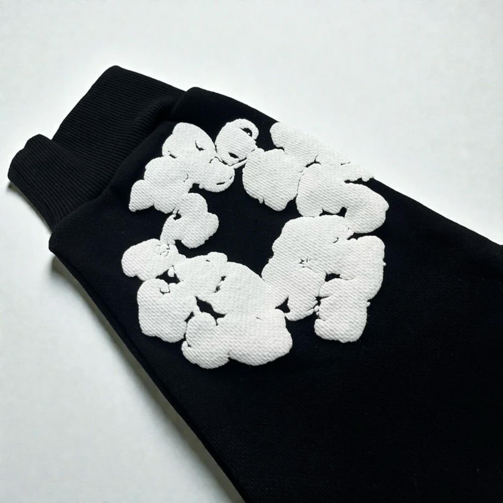 Denim Tears Cotton Wreath Hoodie Black