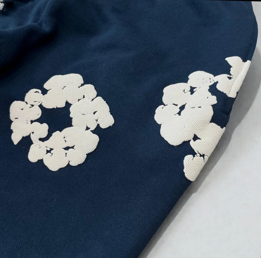 Denim Tears Cotton Wreath Joggers Navy