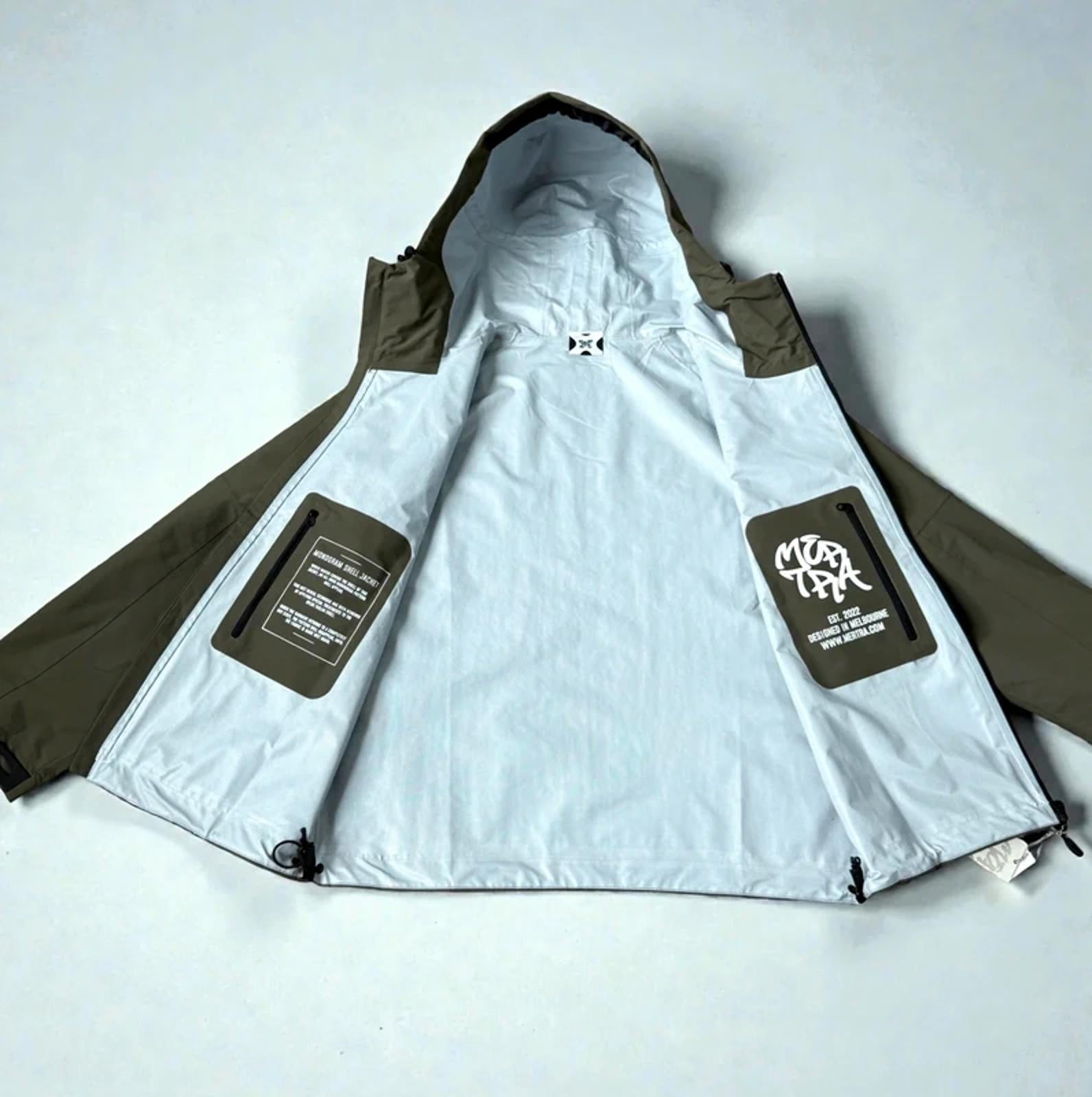 Mertra Water Reactive Windbreaker Khaki