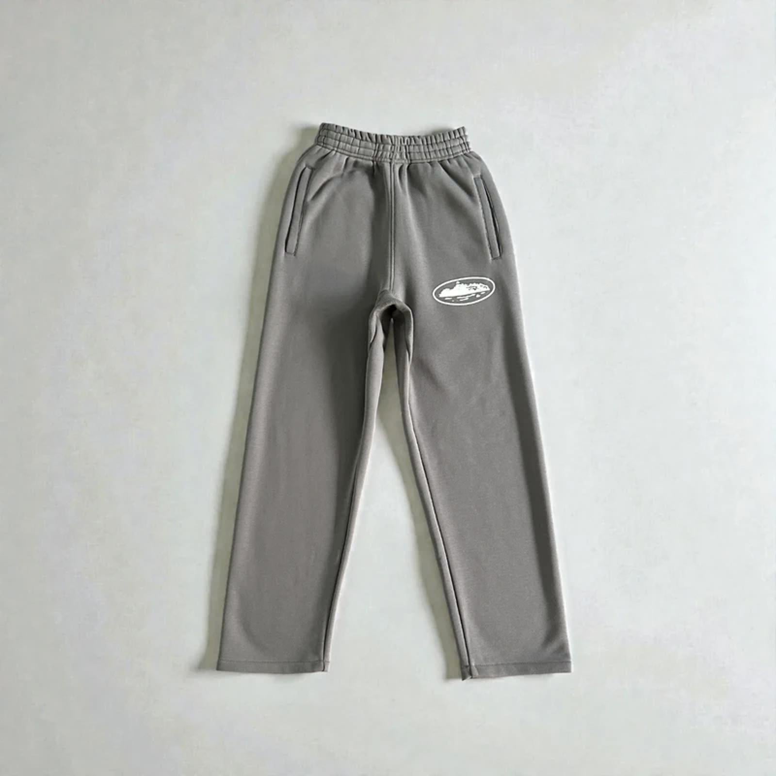 Corteiz Island Puff Print Joggers Grey