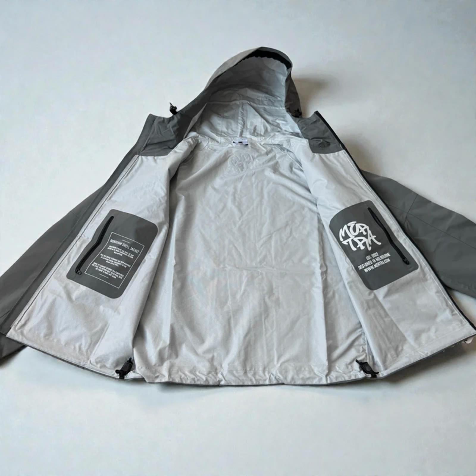 Mertra Water Reactive Windbreaker Grey