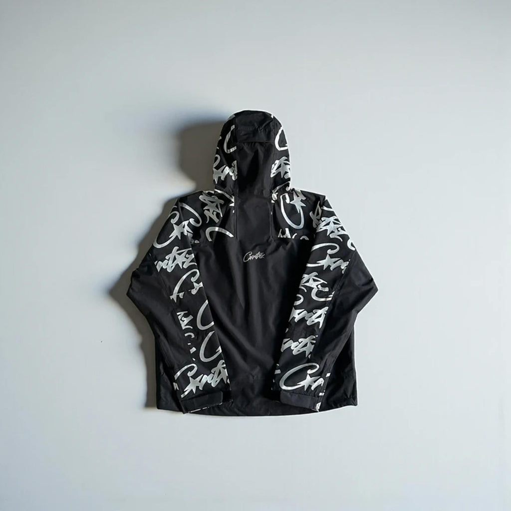 Corteiz Elitework Shell Jacket Black