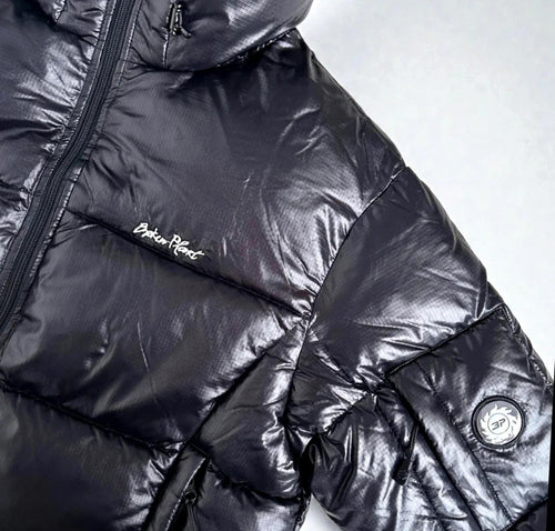 Broken Planet Puffer Jacket Shiny Black