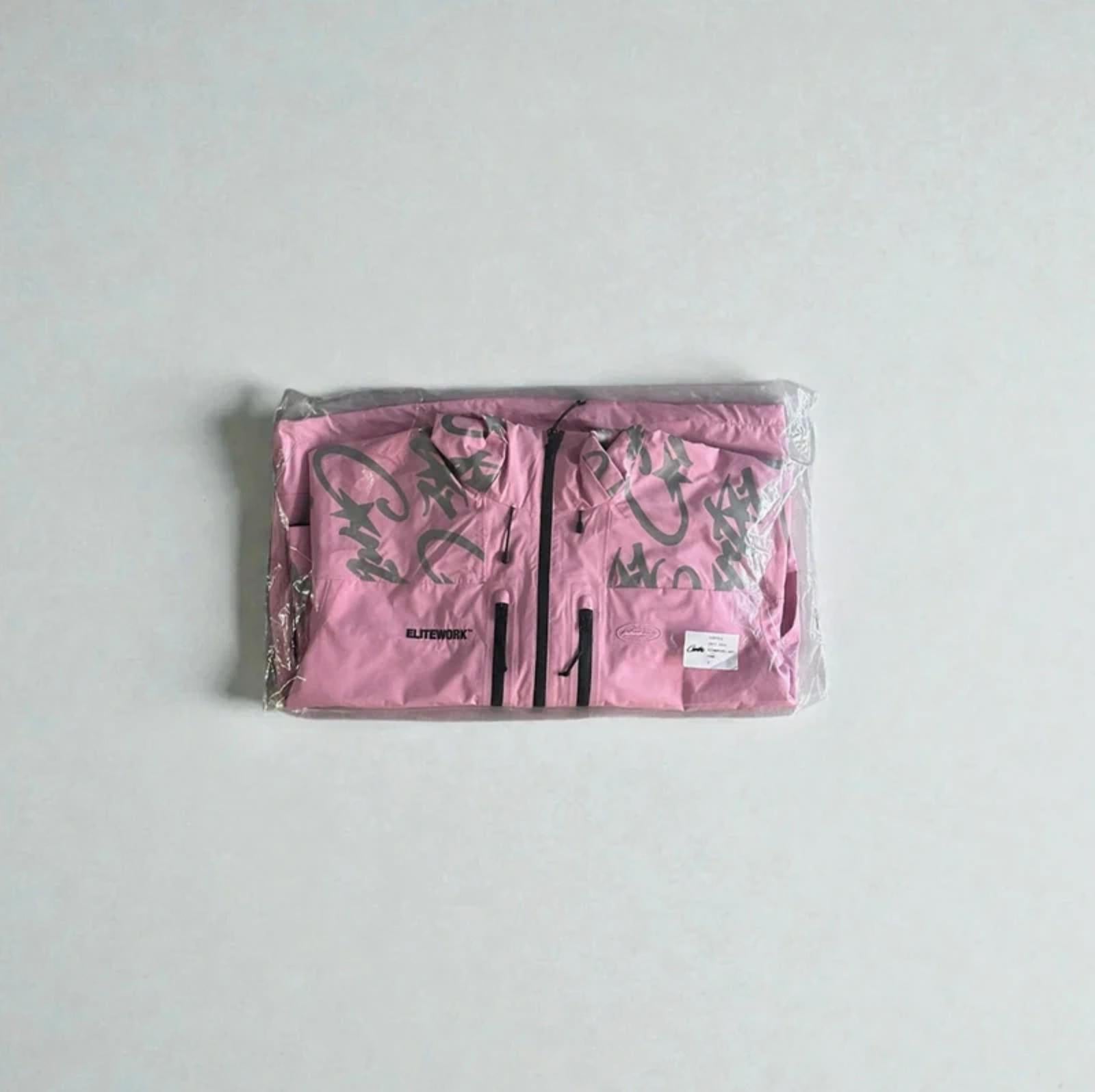 Corteiz Elitework Shell Jacket Pink