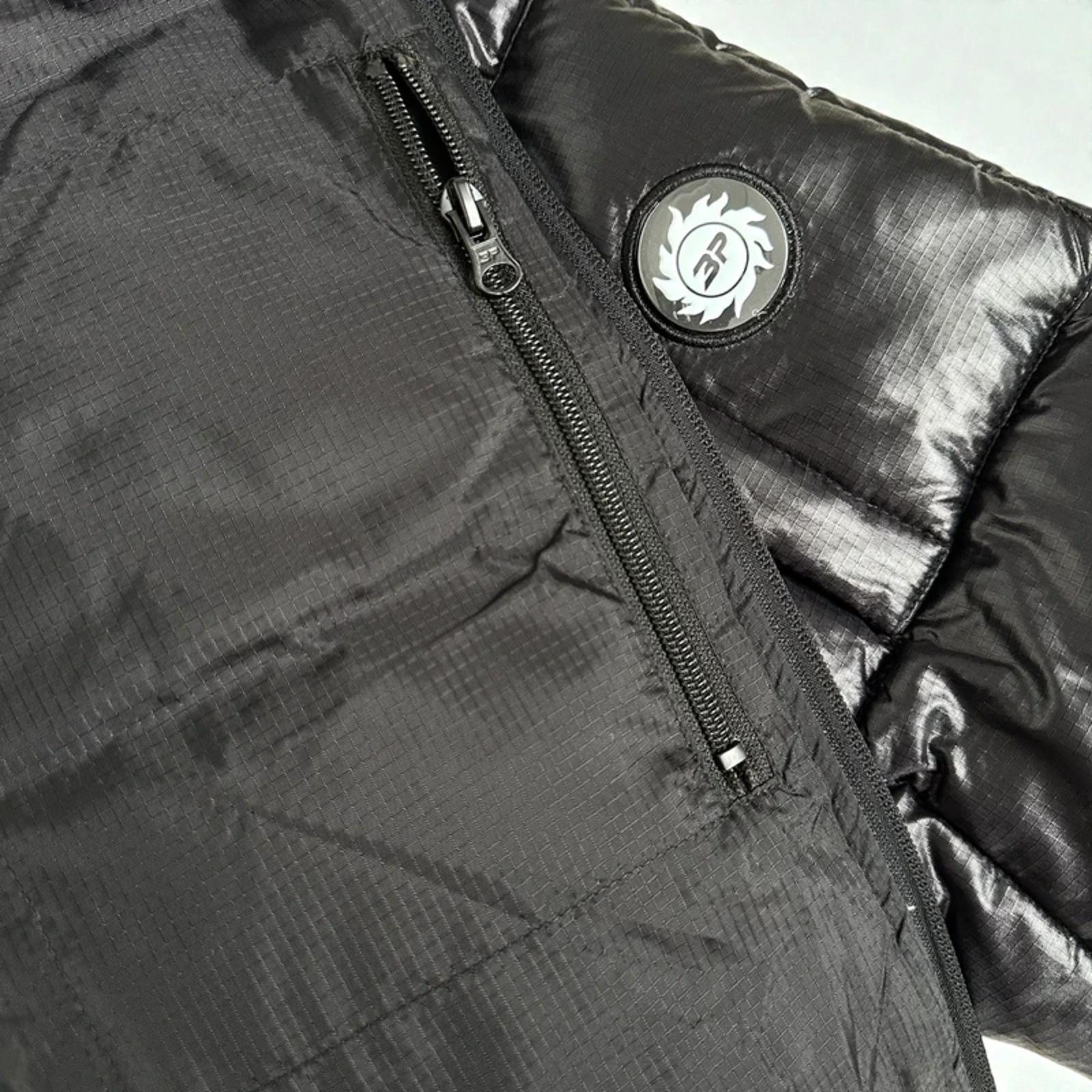 Broken Planet Puffer Jacket Shiny Black
