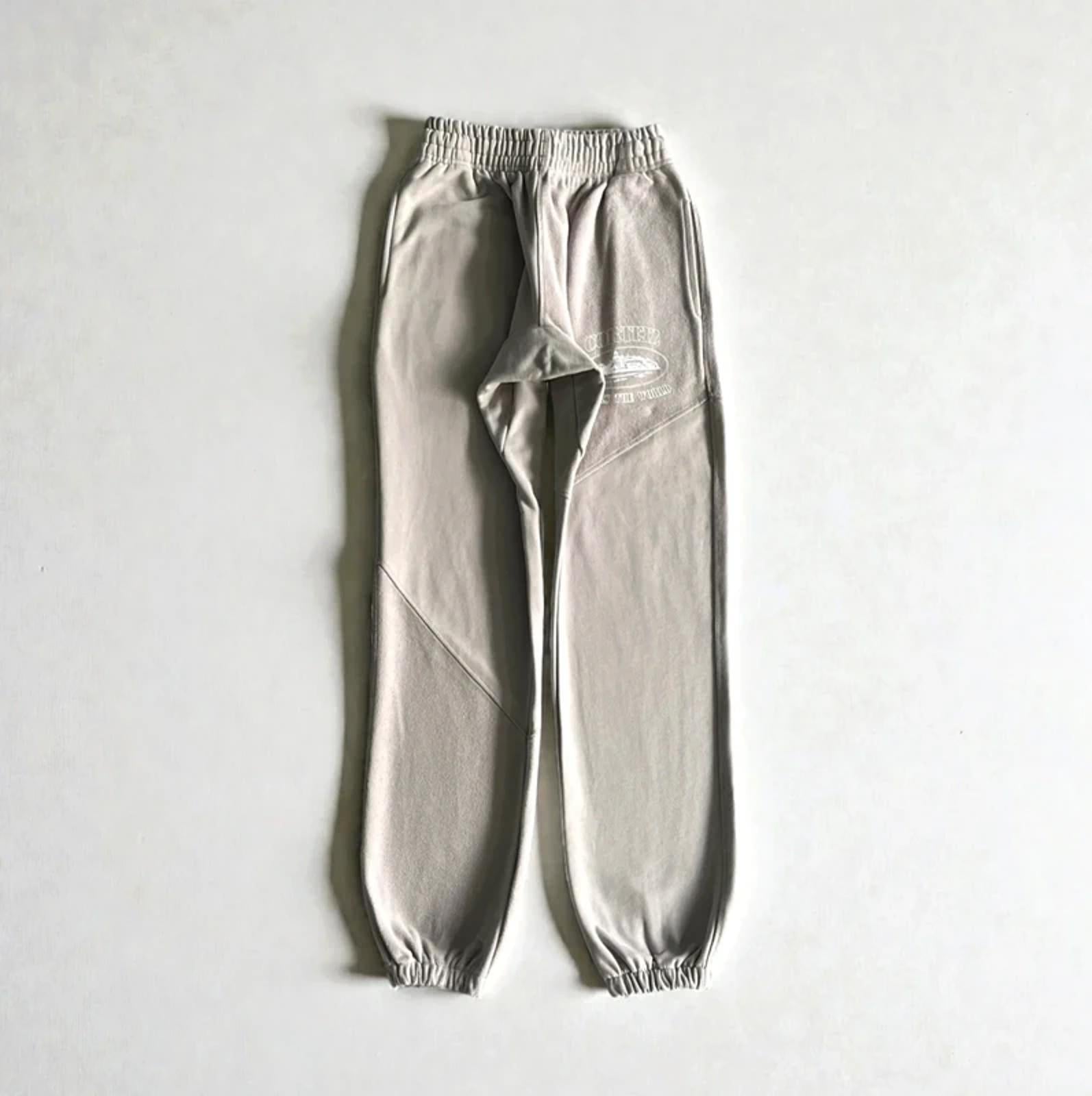 Corteiz Superior V2 Zip-Up Joggers Grey