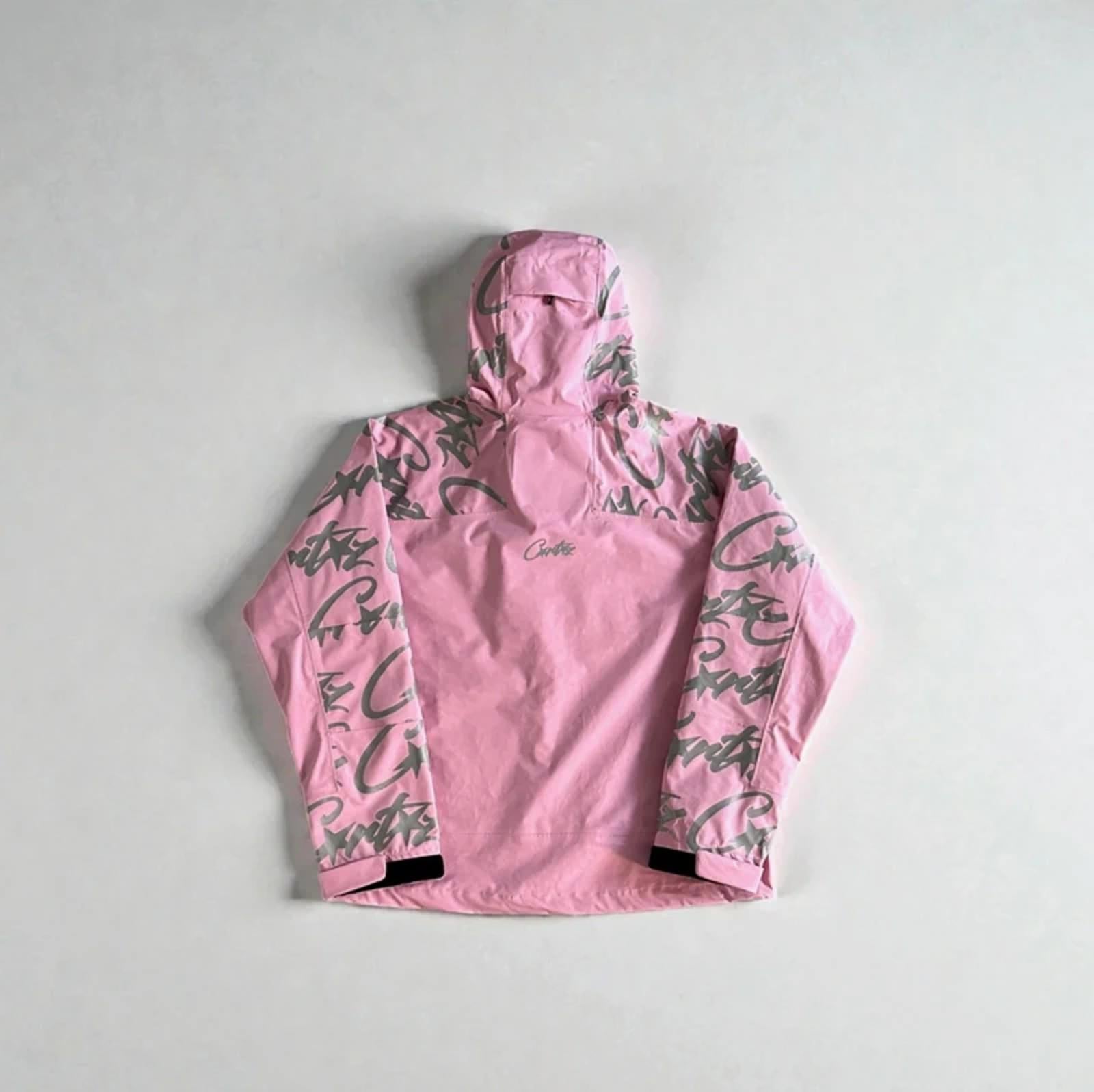 Corteiz Elitework Shell Jacket Pink