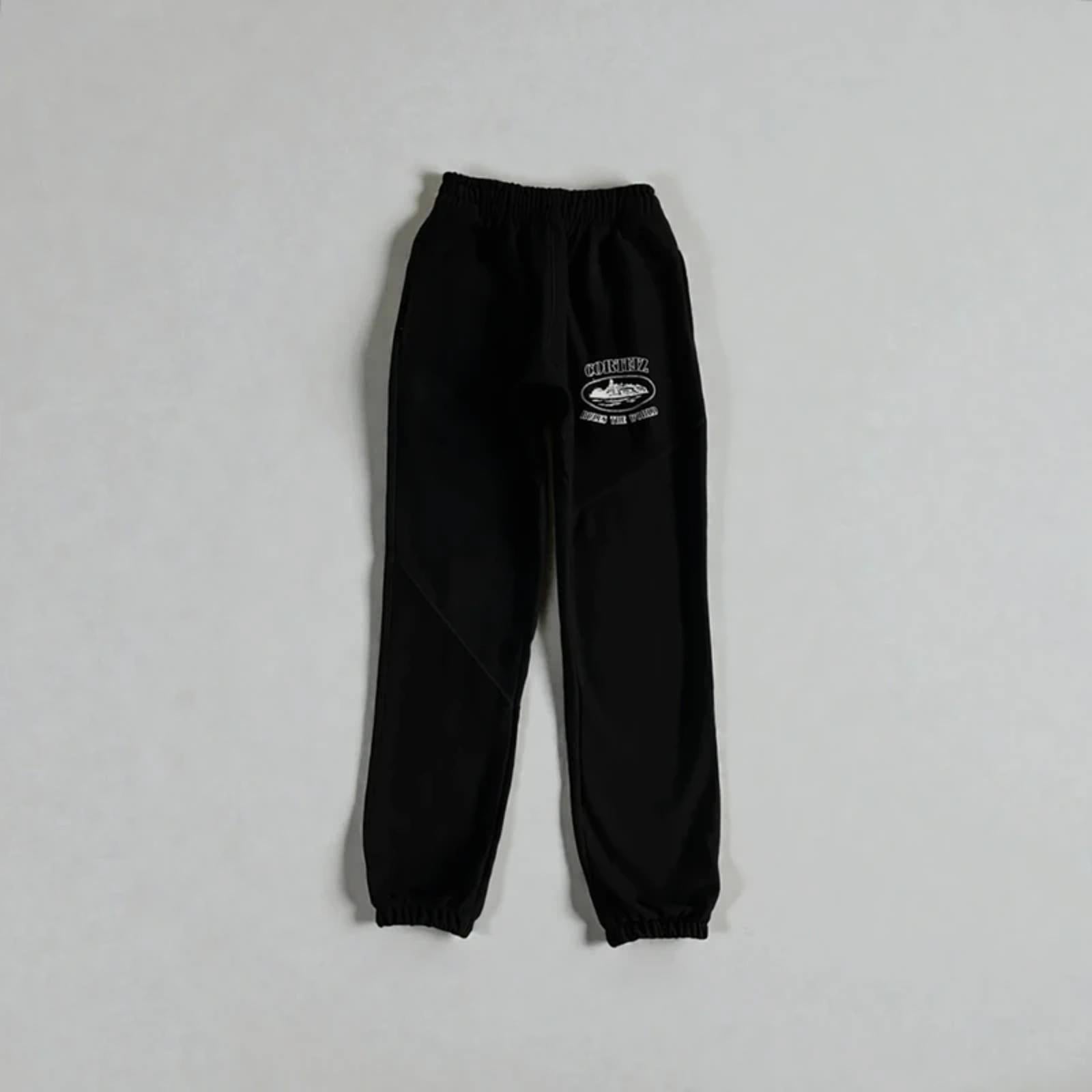 Corteiz Superior V2 Zip-Up Joggers Black