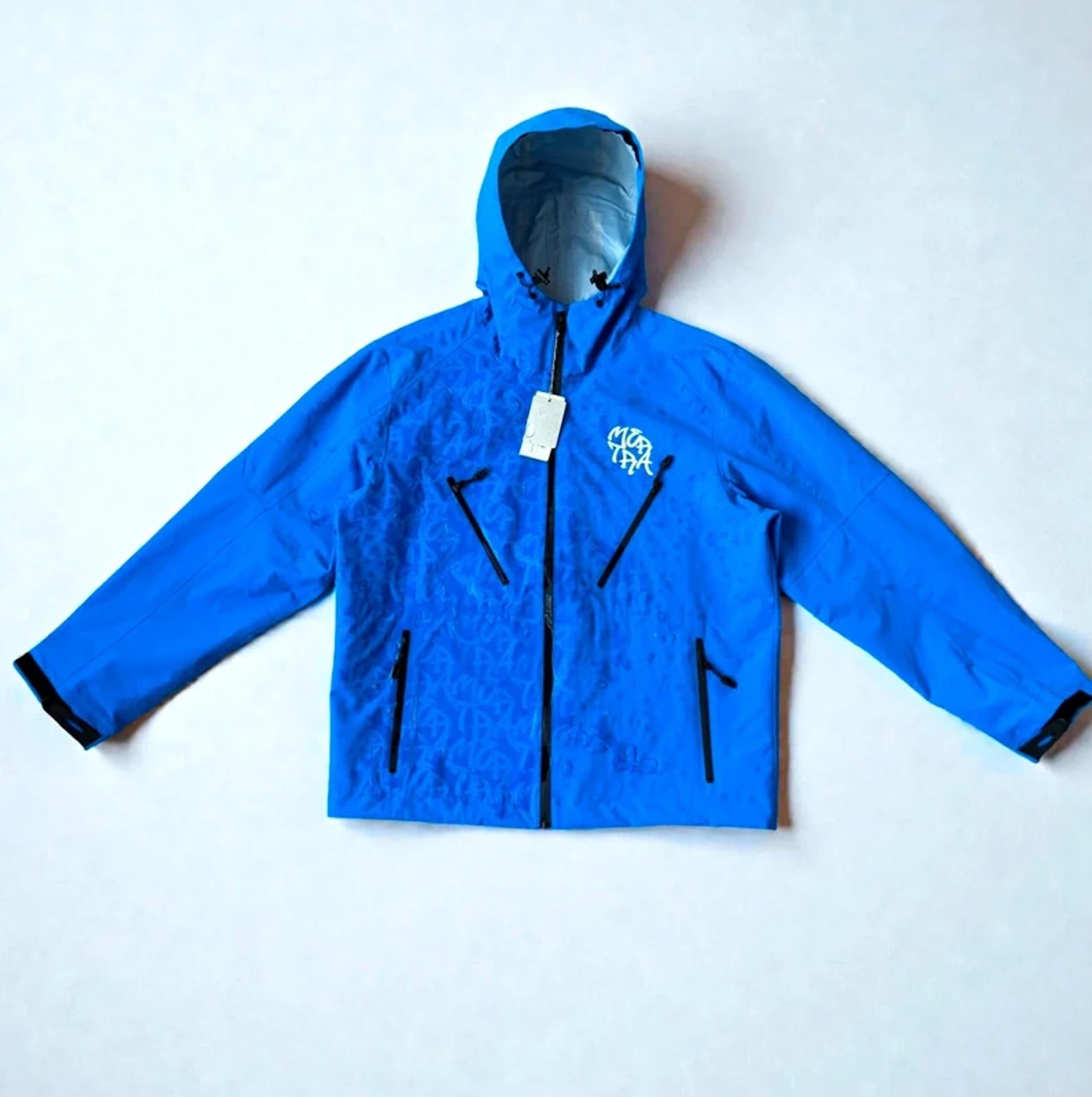 Mertra Water Reactive Windbreaker Blue