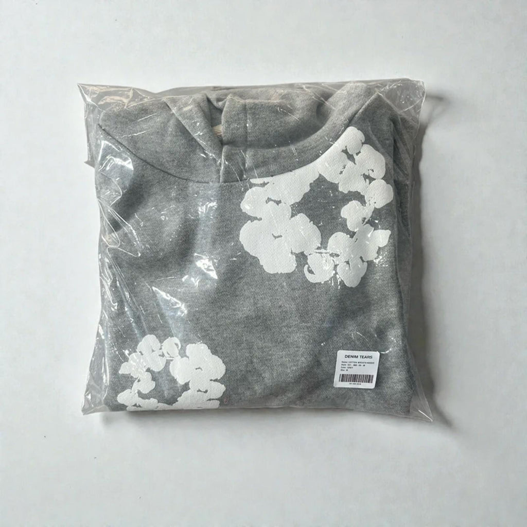 Denim Tears Cotton Wreath Hoodie Grey