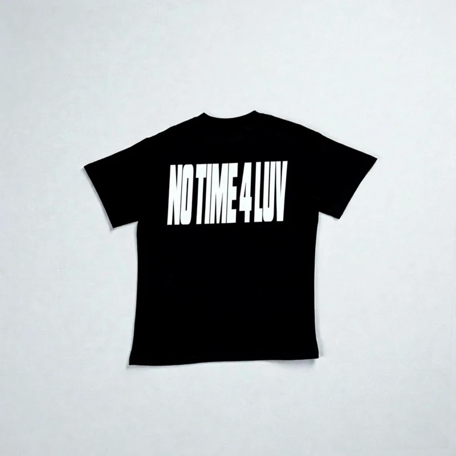 Corteiz No time 4 Luv Tee Black