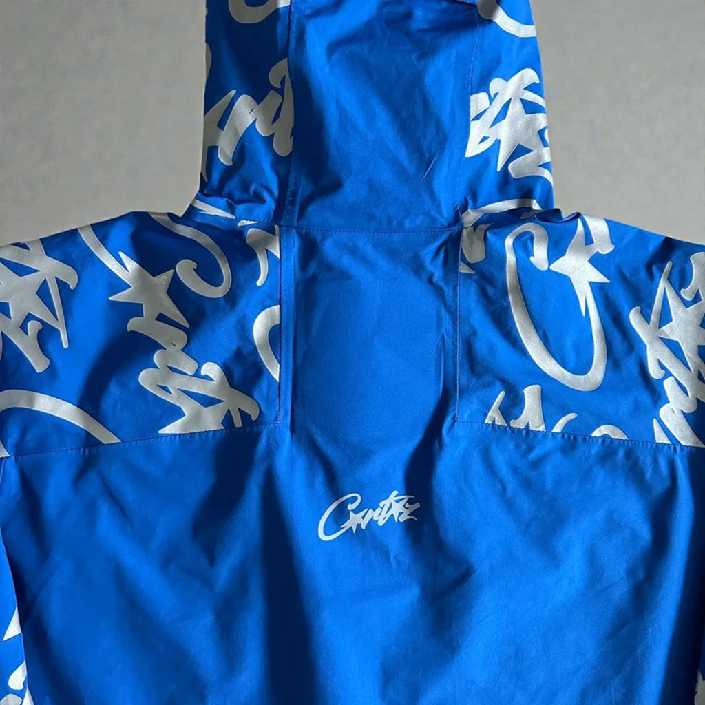 Corteiz Elitework Shell Jacket Blue