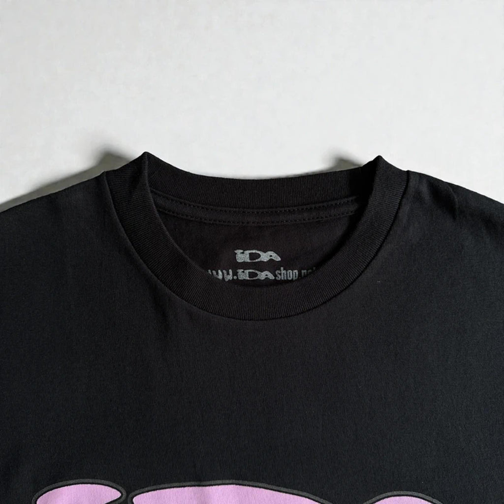 IDA Logo T-Shirt Black/Pink