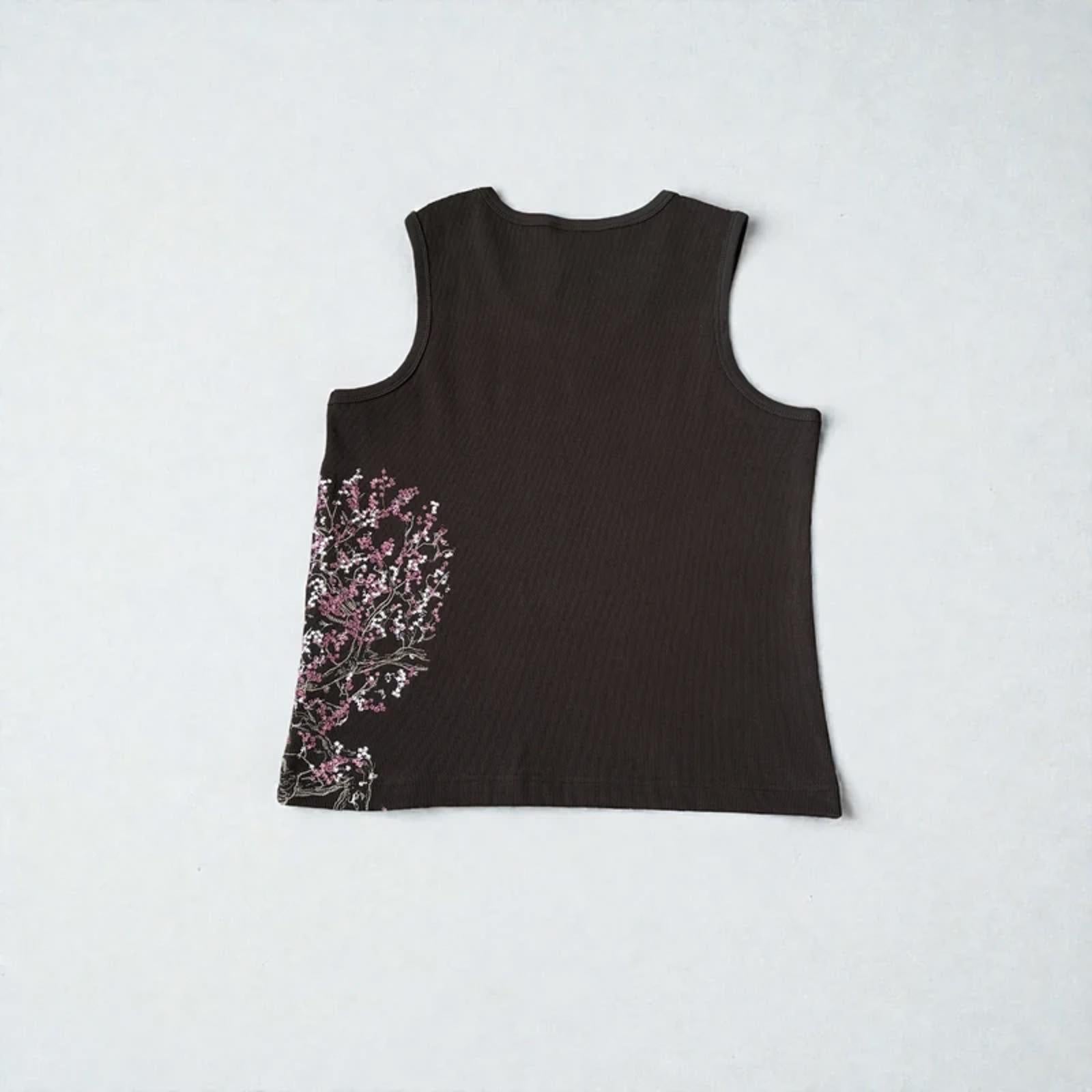 Derschutze"blossom v2" Tanktop anthracite