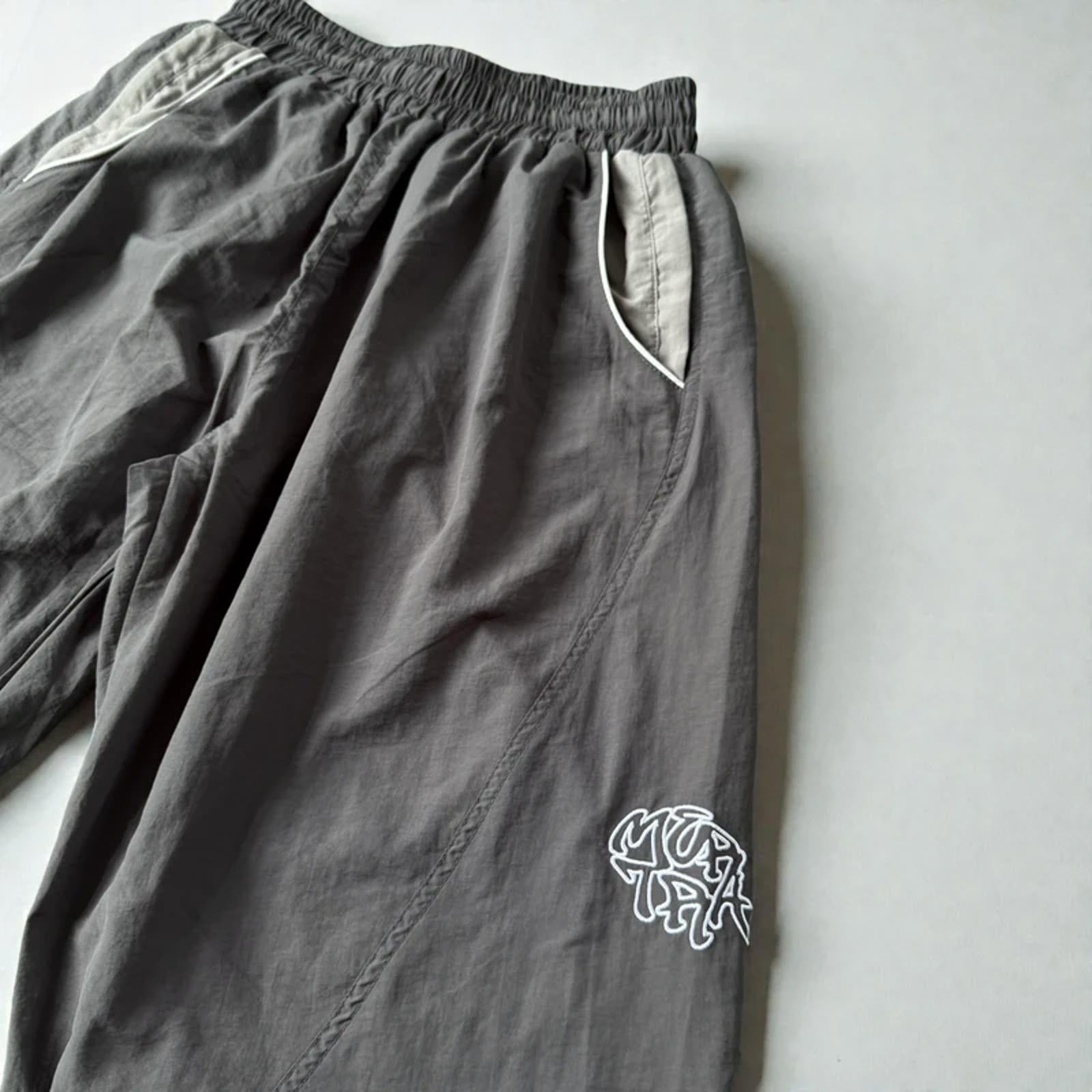 Mertra Nylon Joggers Grey