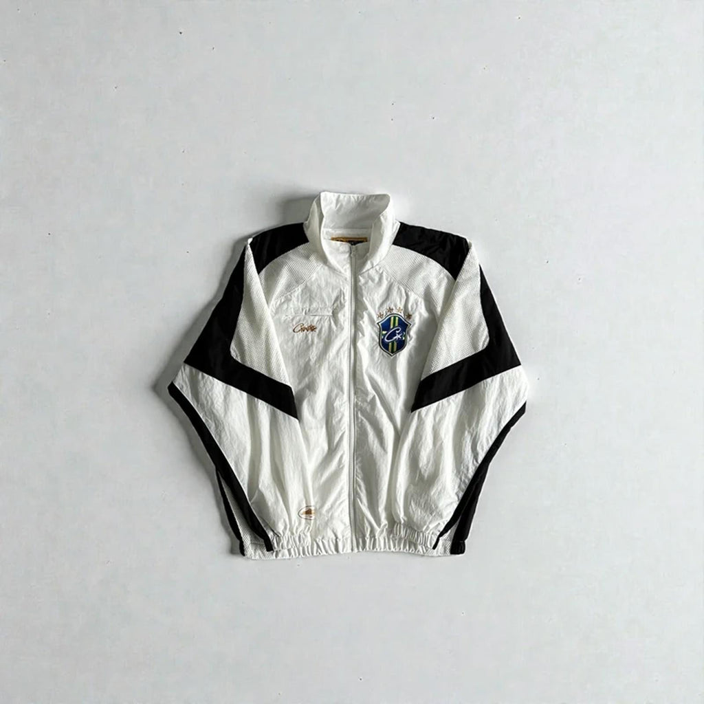 Corteiz Olympic Shuku Jacket White