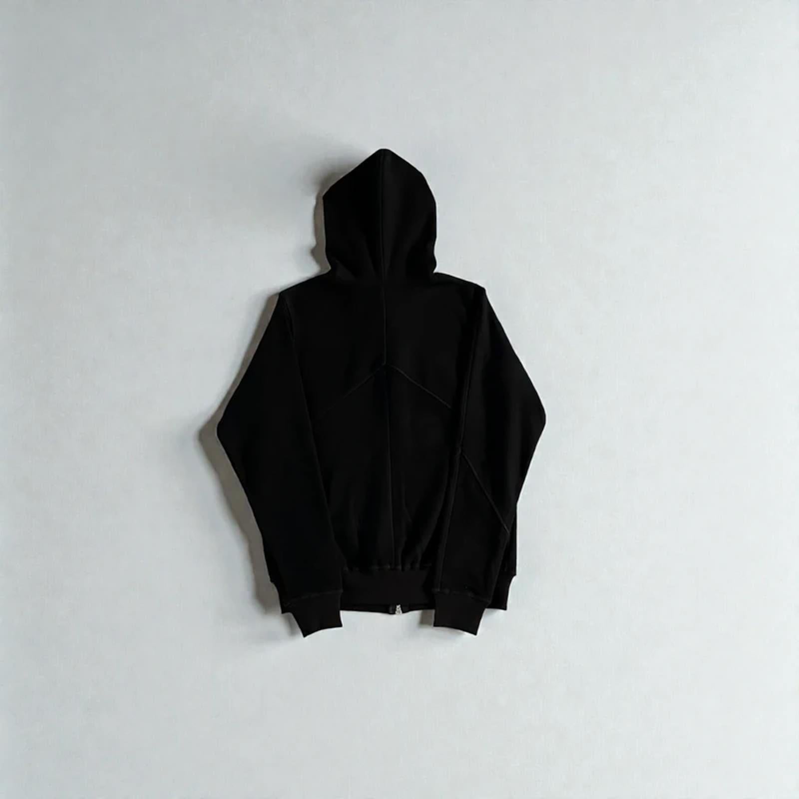 Corteiz Superior V2 Zip-Up Hoodie Black