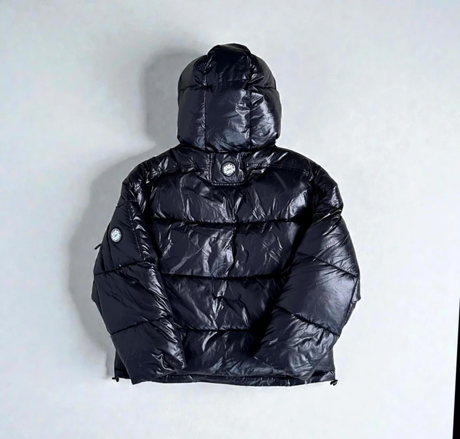 Broken Planet Puffer Jacket Shiny Black