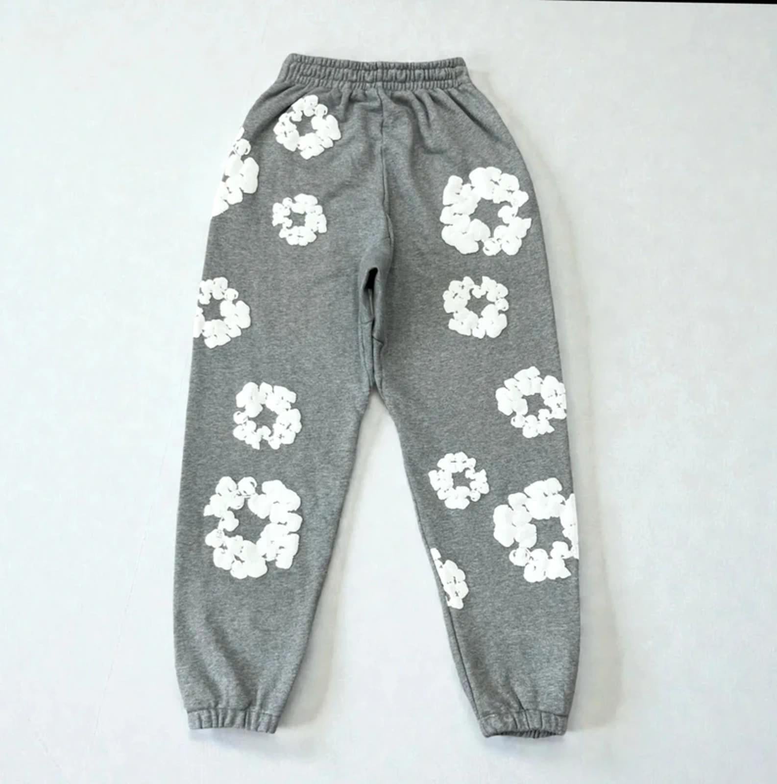 Denim Tears Cotton Wreath Joggers Grey