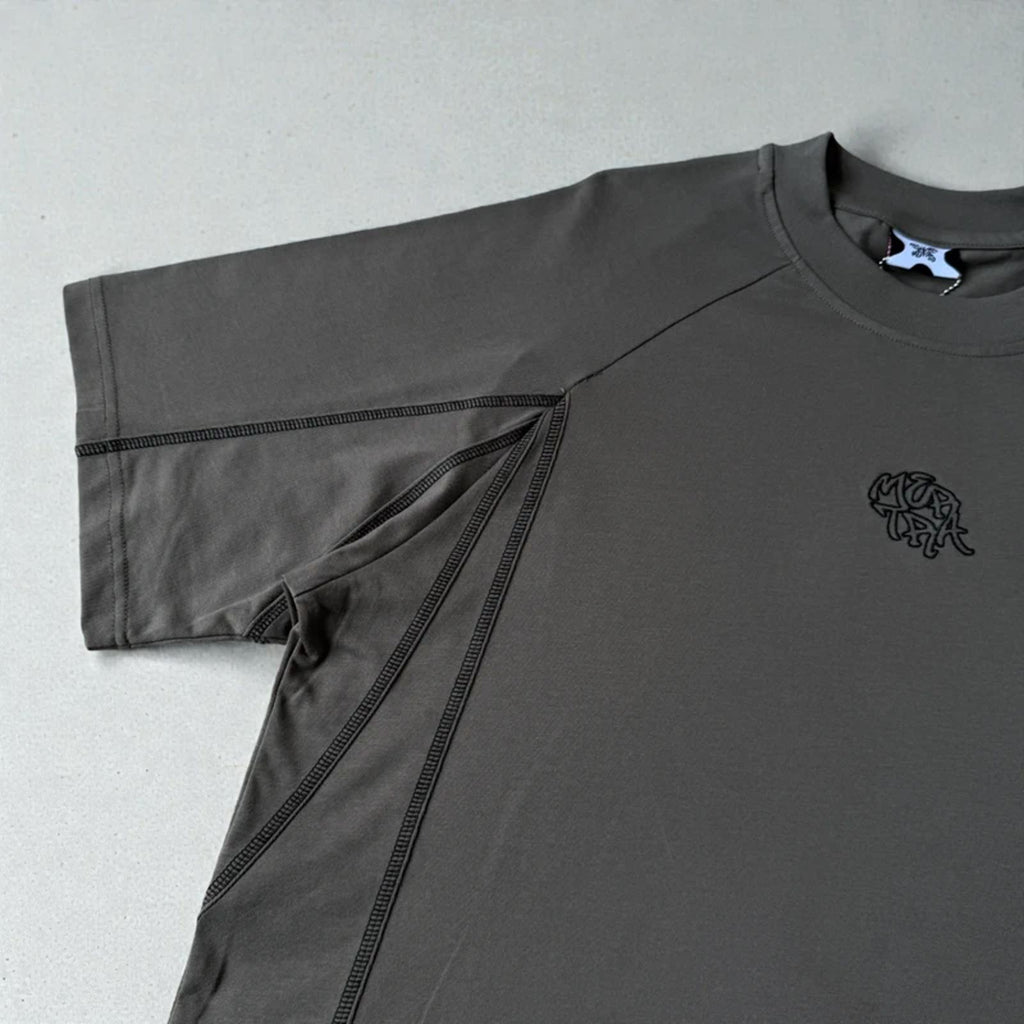 Mertra Overlock T-Shirt Grey