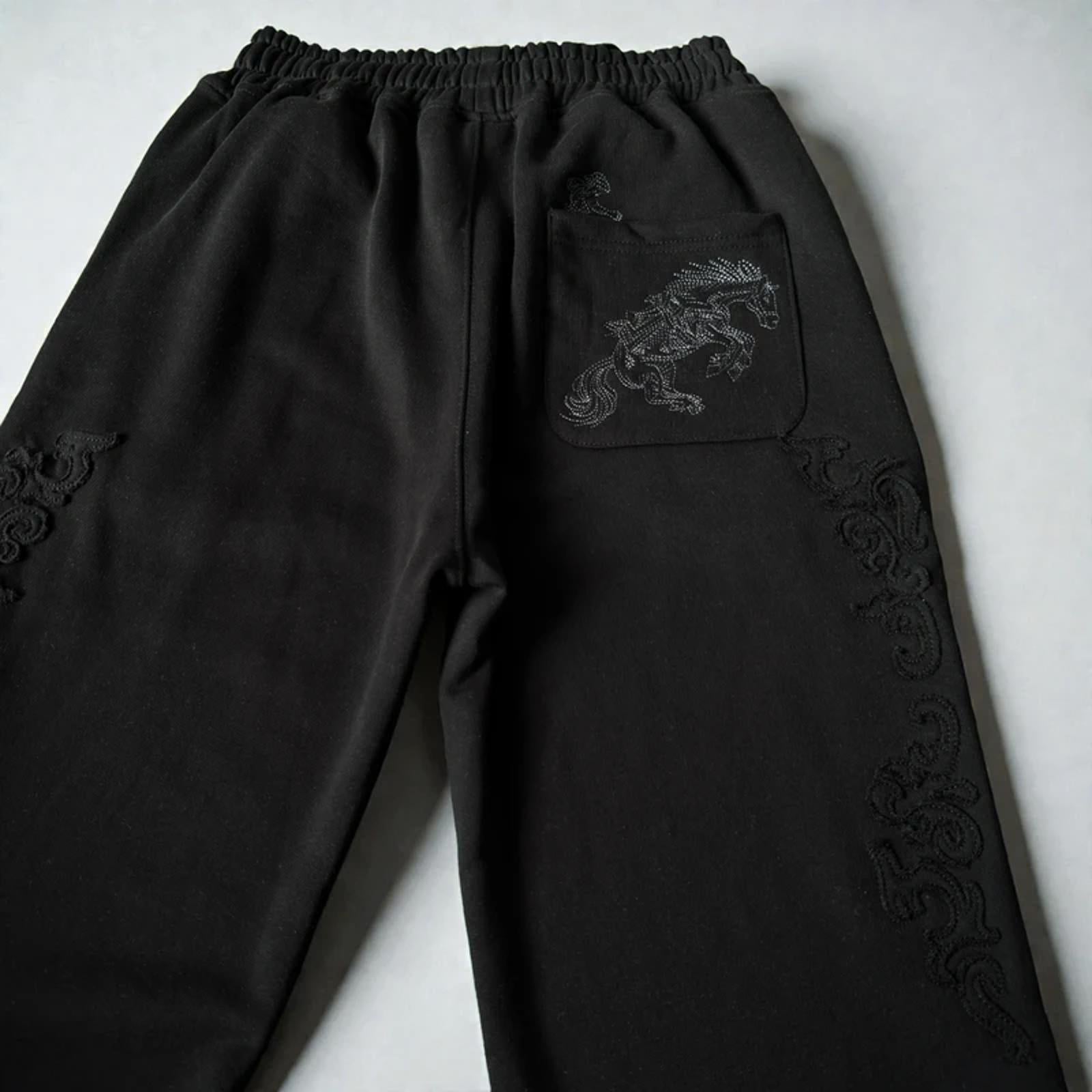 Derschutze Western Joggers Black