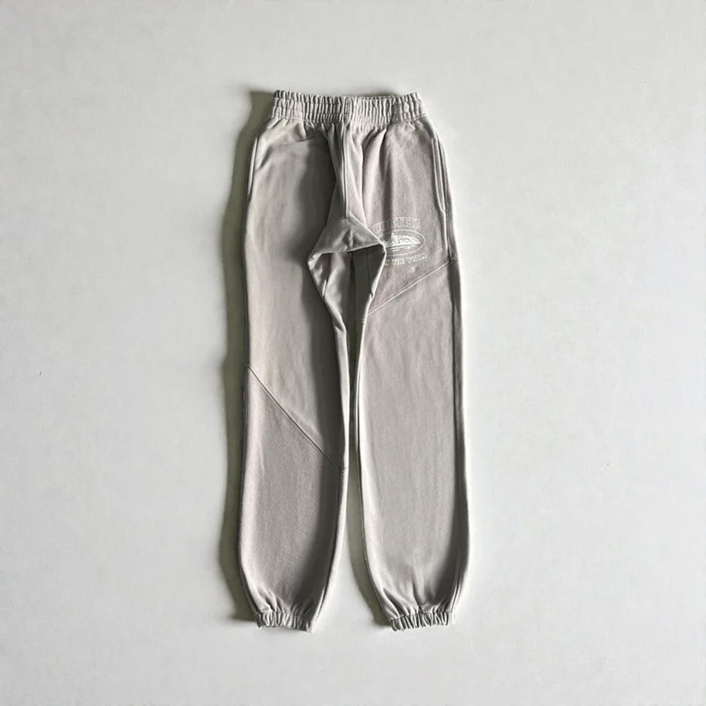 Corteiz Superior V2 Zip-Up Joggers Grey