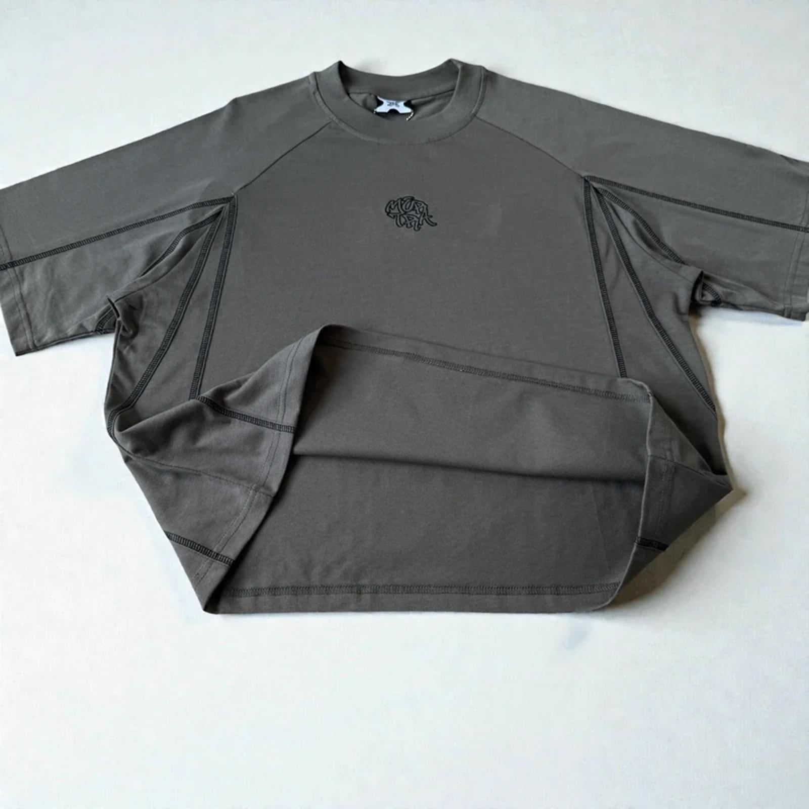 Mertra Overlock T-Shirt Grey