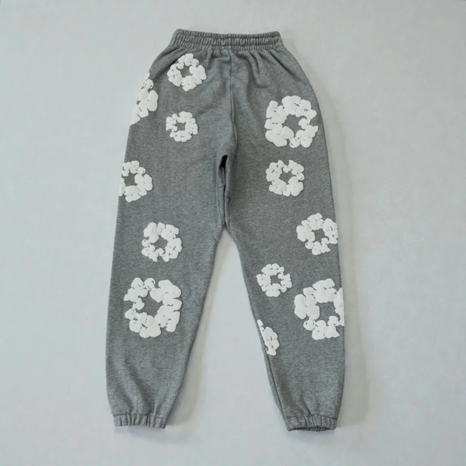 Denim Tears Cotton Wreath Joggers Grey