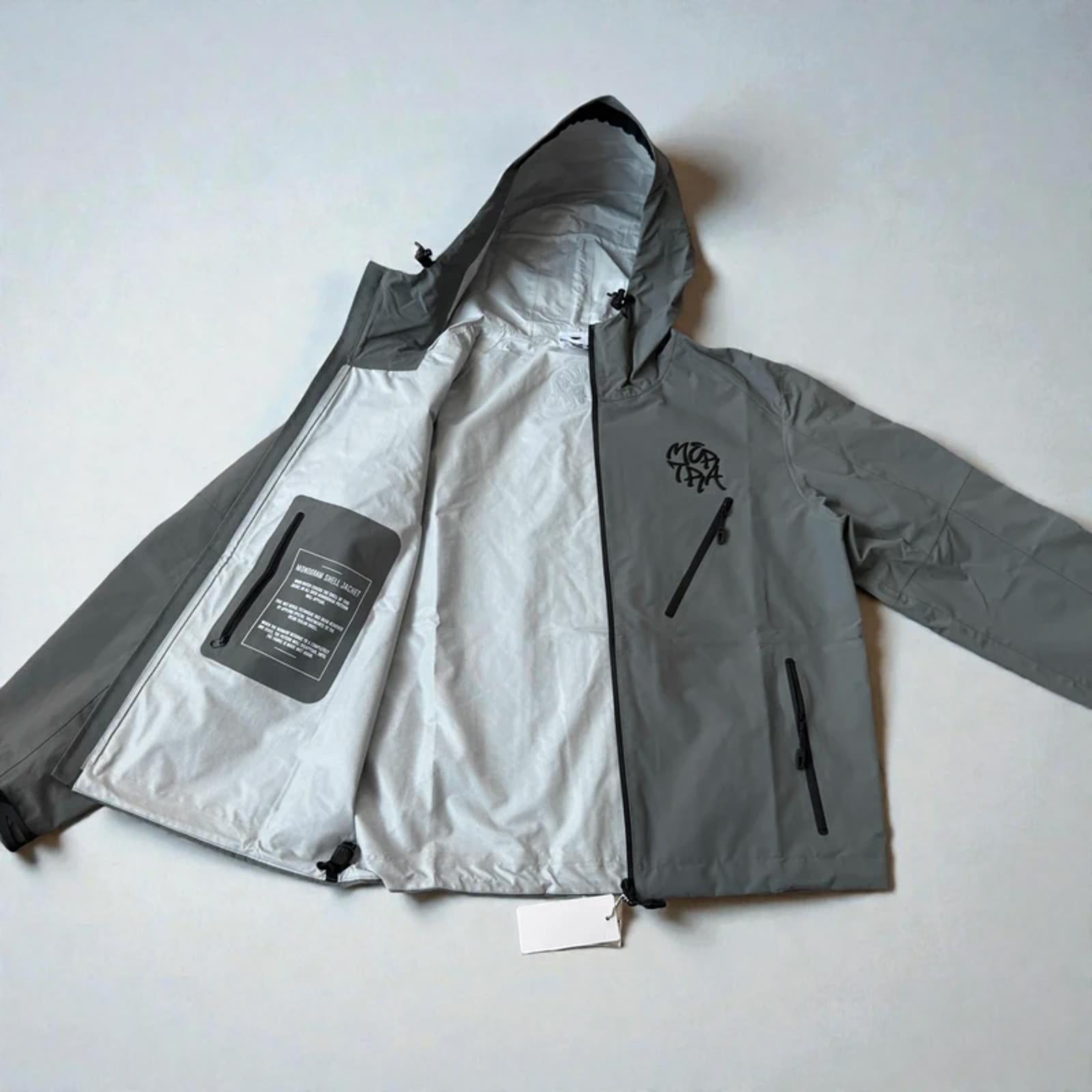 Mertra Water Reactive Windbreaker Grey