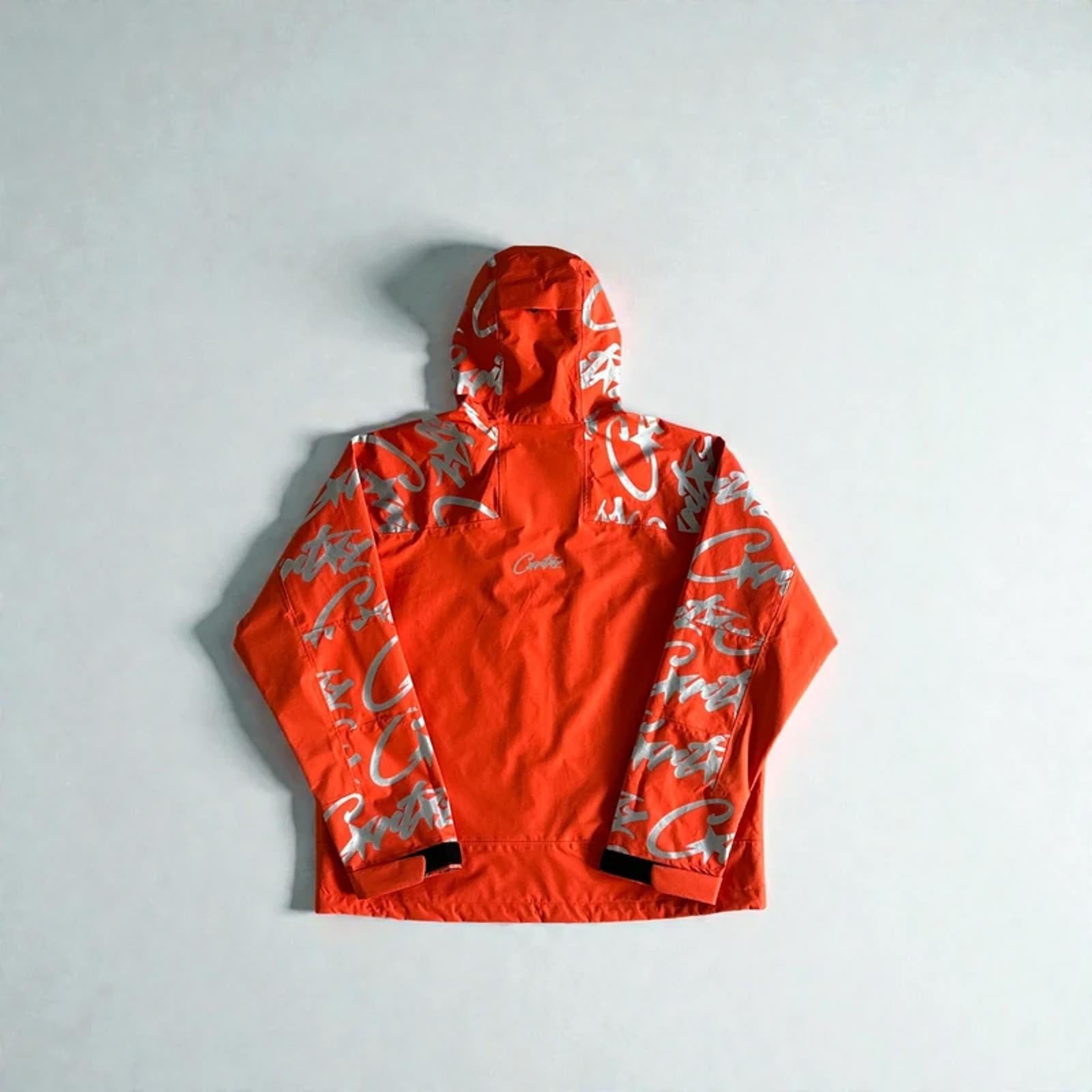 Corteiz Elitework Shell Jacket Orange