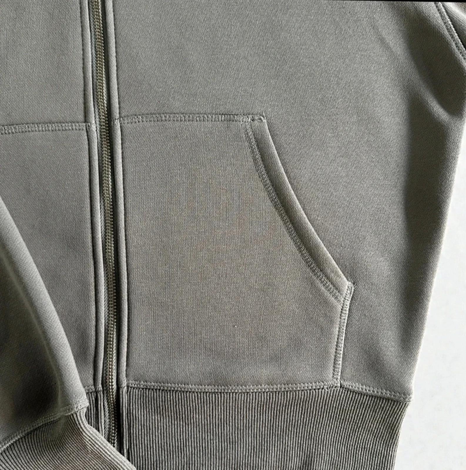 Corteiz Island Puff Print Hoodie Grey