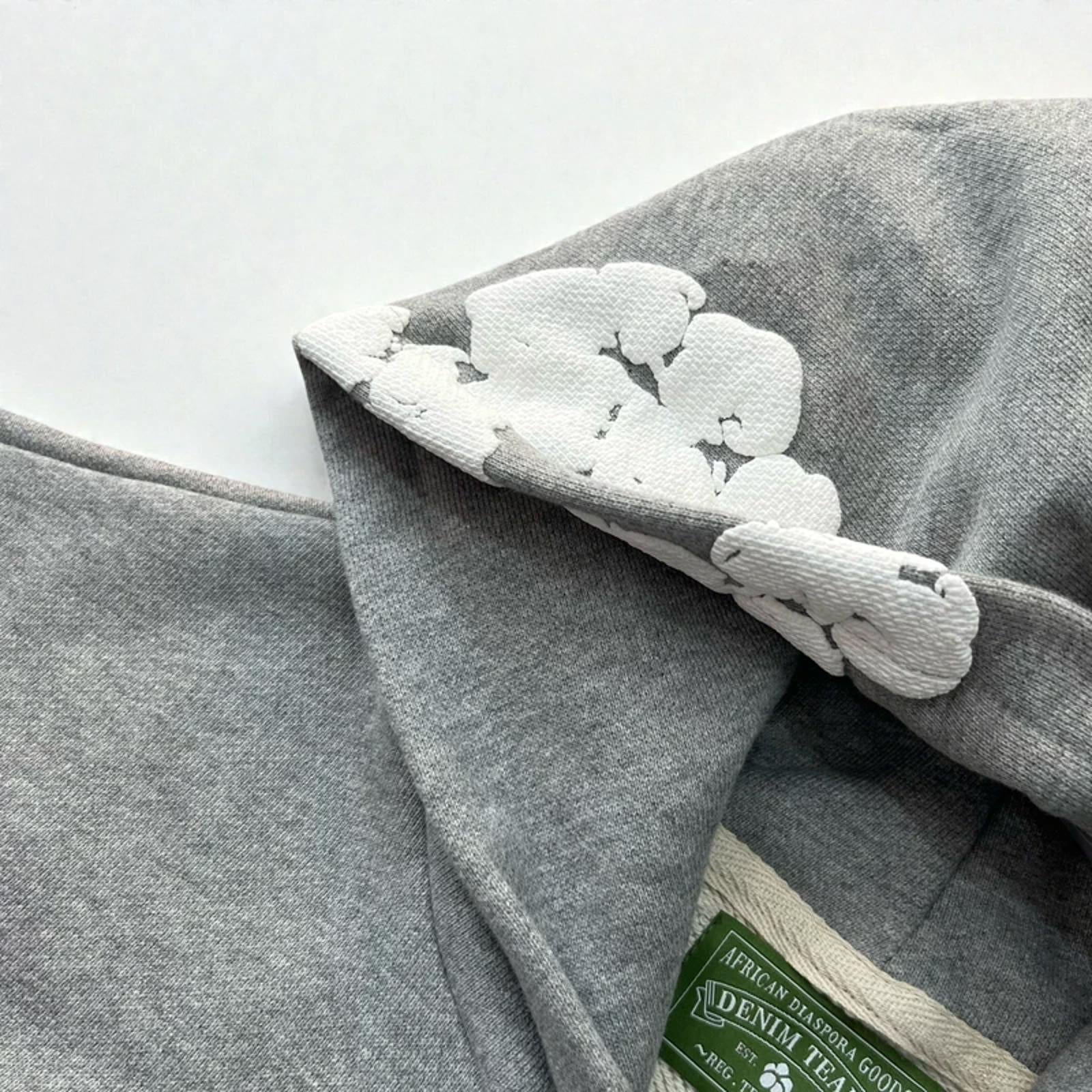 Denim Tears Cotton Wreath Hoodie Grey