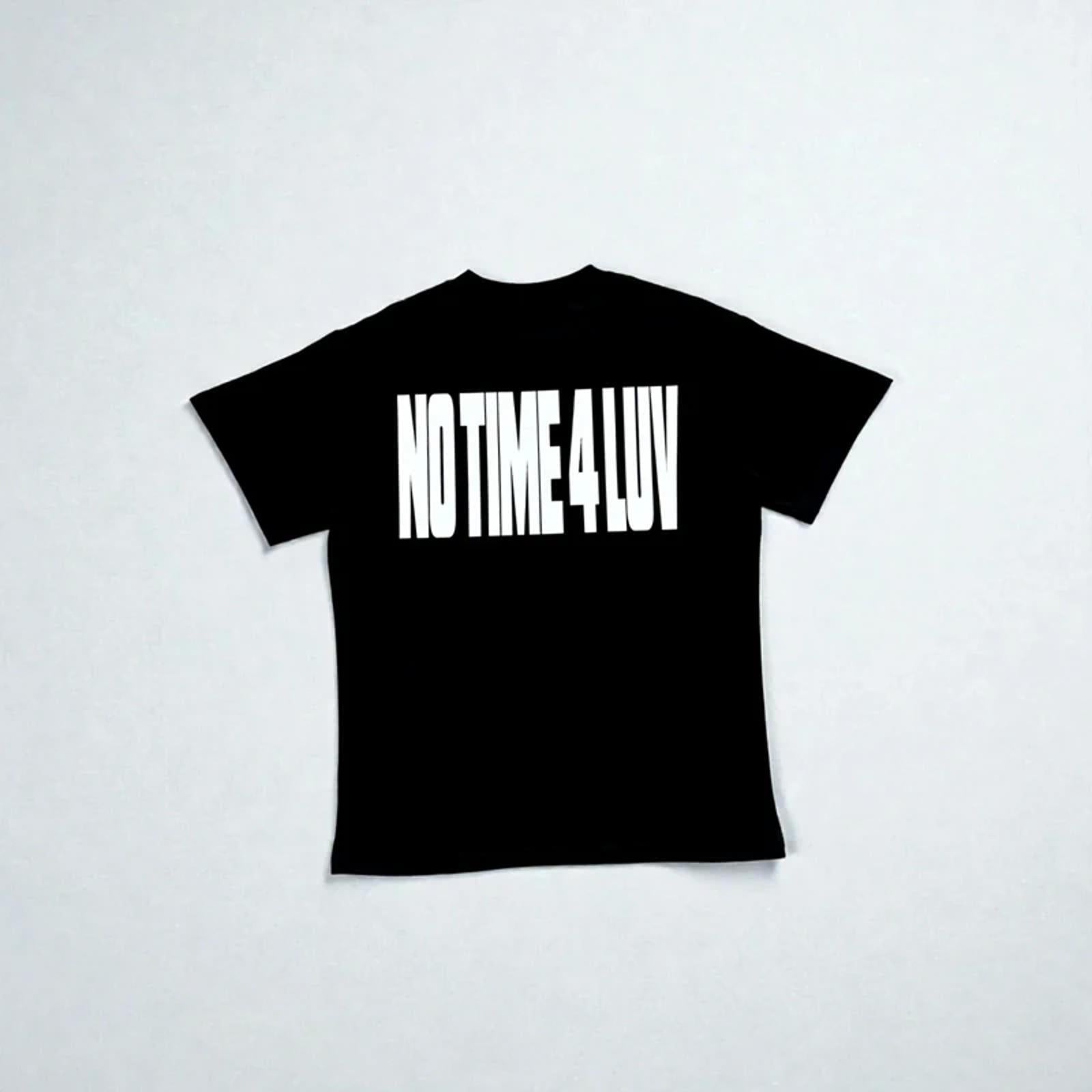 Corteiz No Time 4 Luv Tee Black