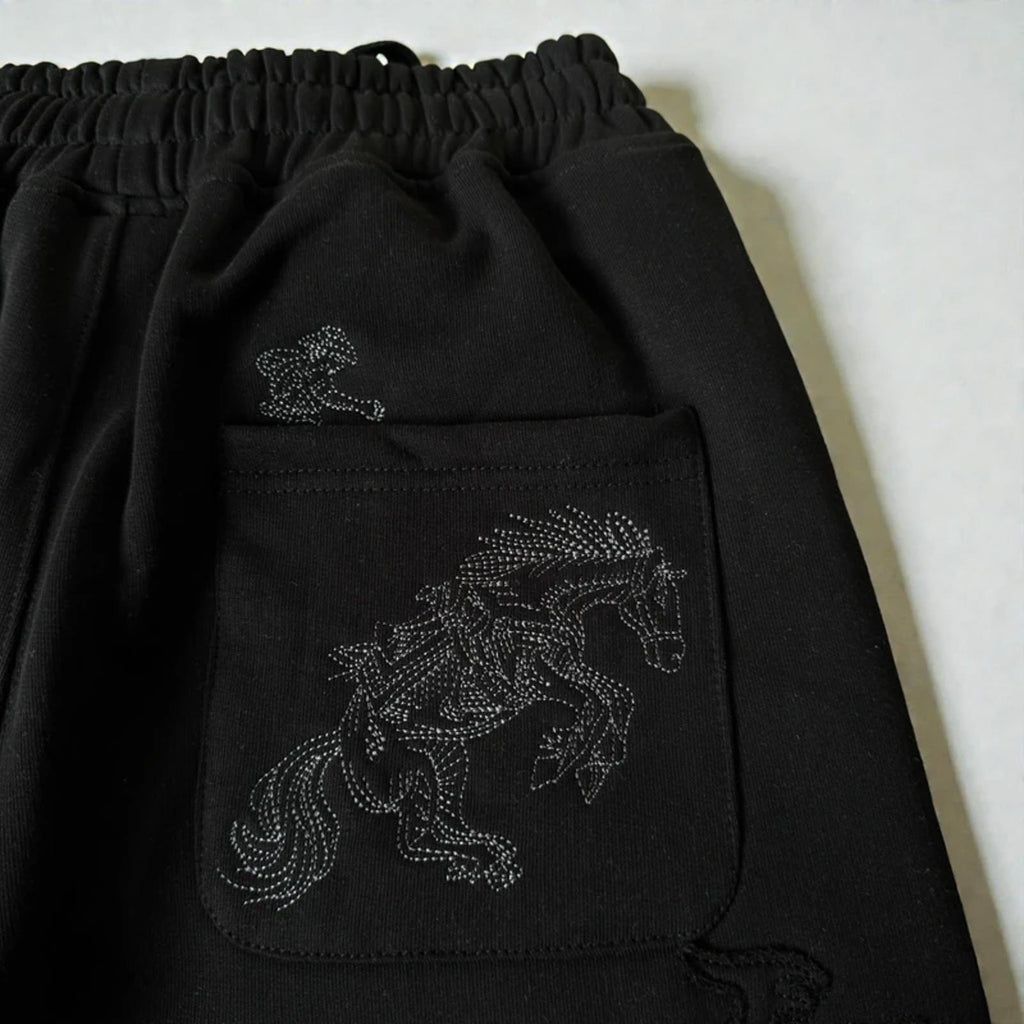 Derschutze Western Joggers Black