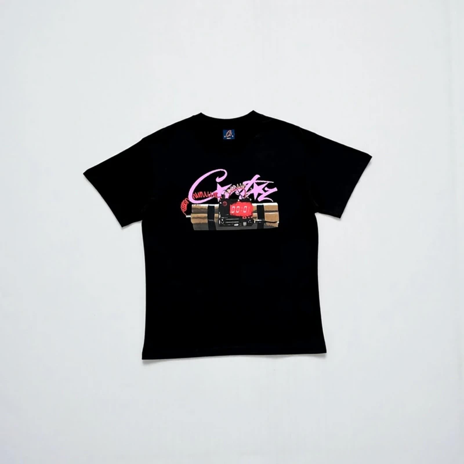Corteiz No Time 4 Luv Tee Black